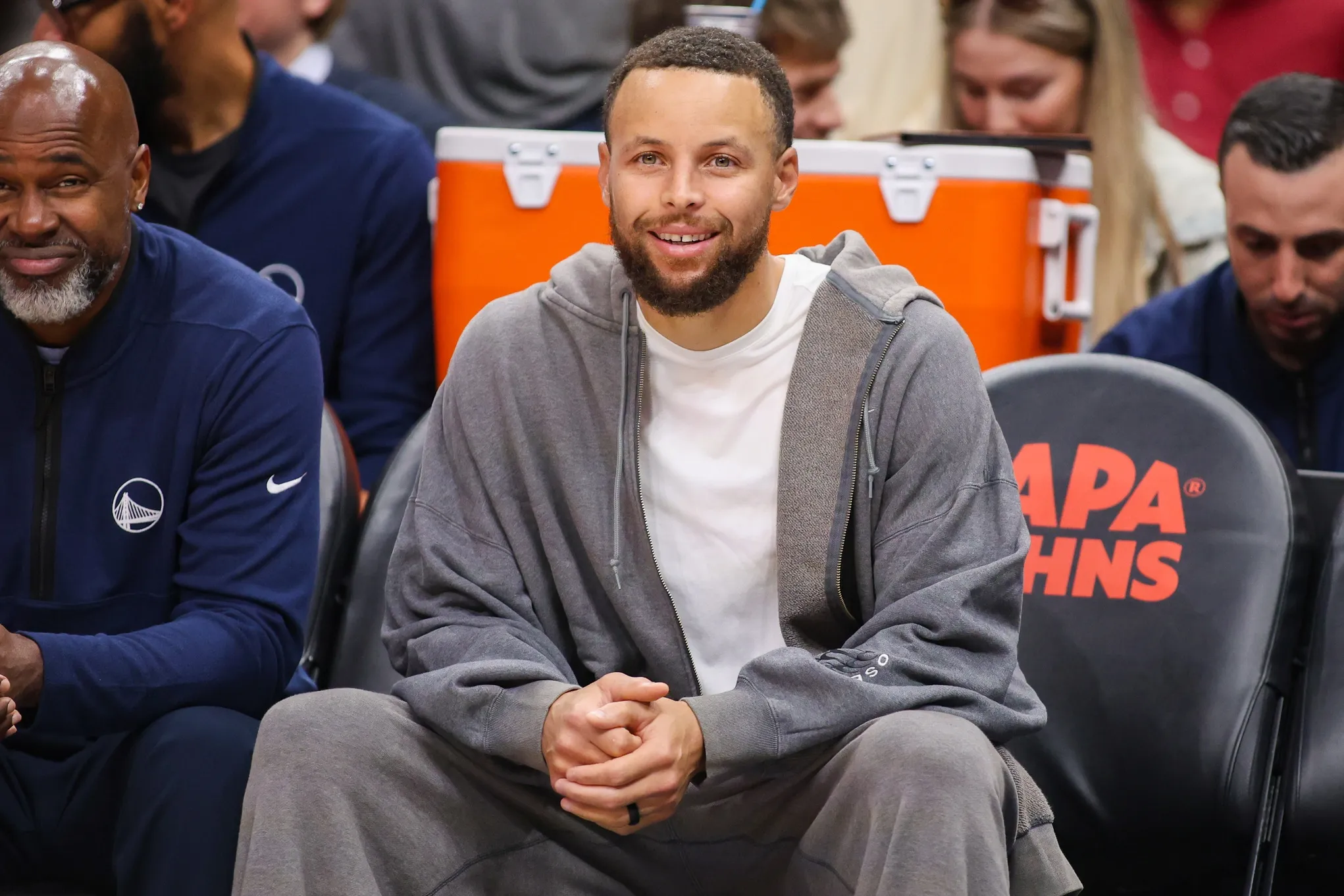 Warriors Struggle Amid Slump as Curry Nears Return, Keeps Spirits Light