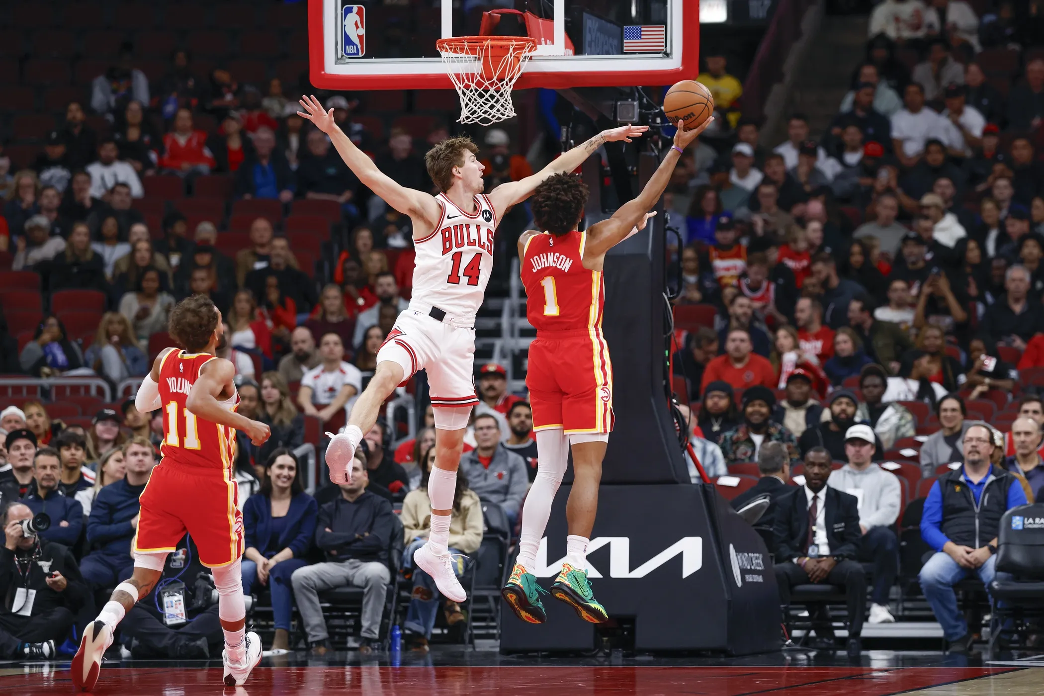 Bulls Rally to Stay Unbeaten with 128-123 Victory Over Hawks