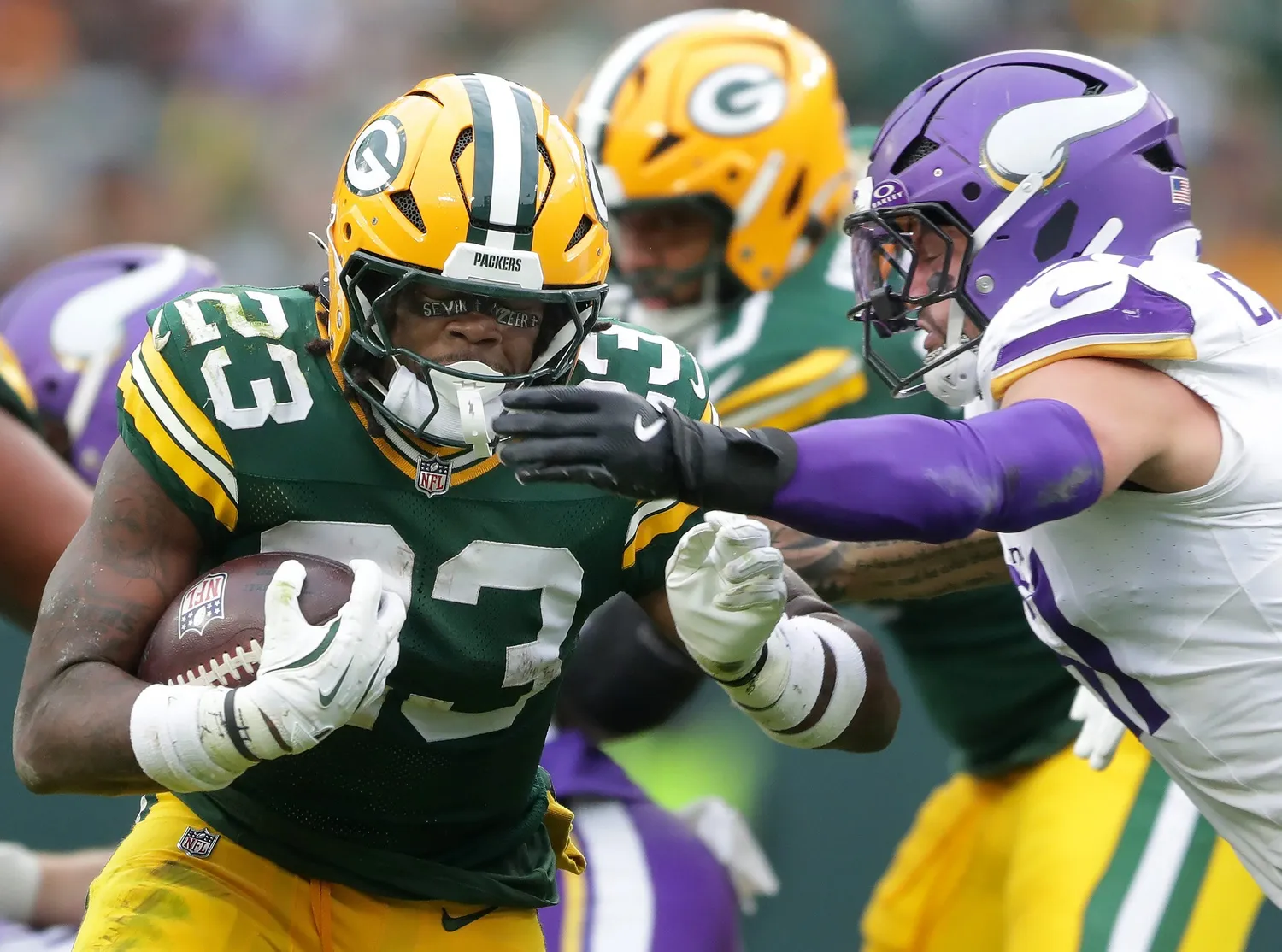 Emmanuel Wilson Shines in First NFL Start for Packers