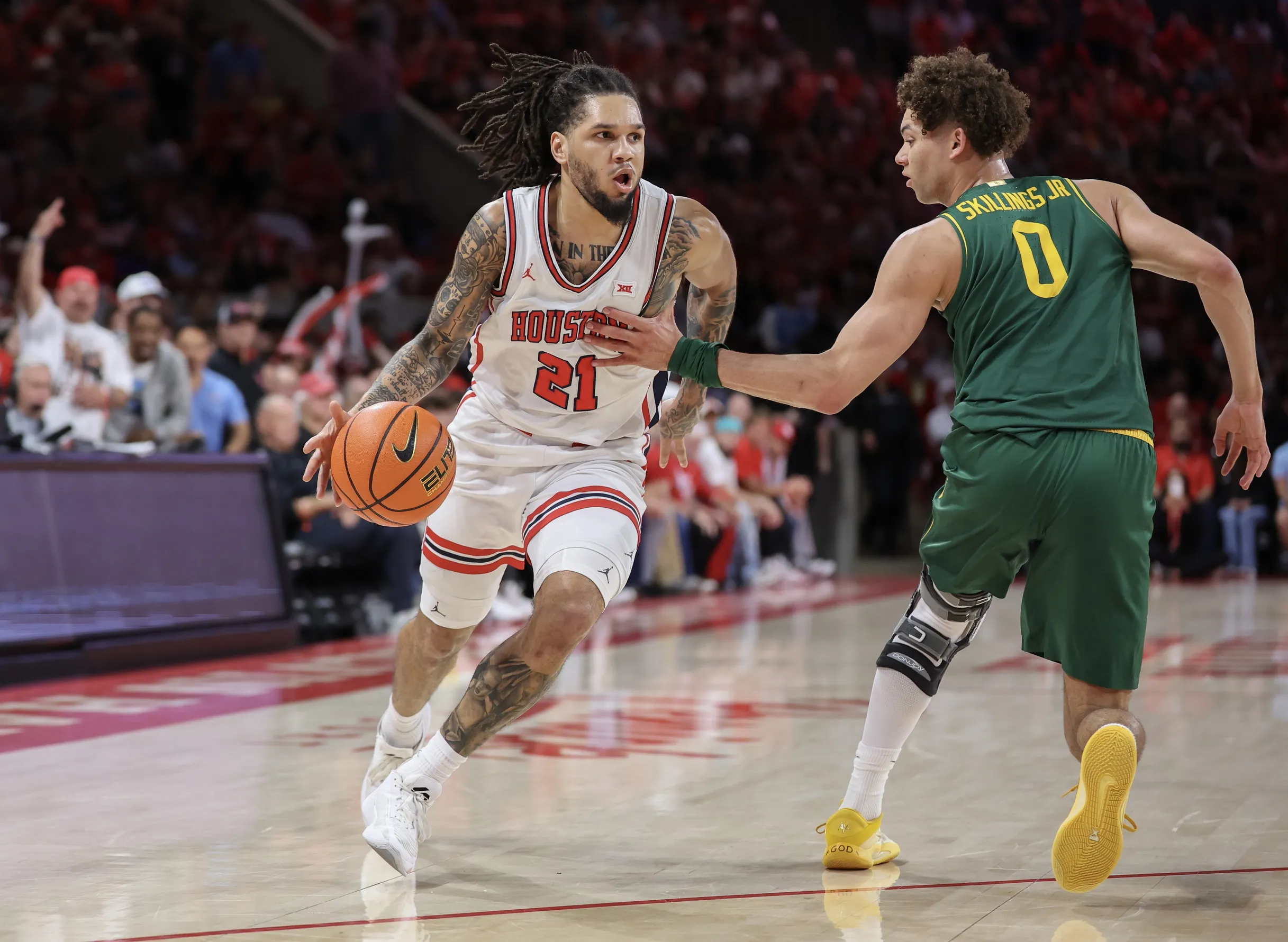 Houston Basketball Celebrates Emotional Senior Night for Emanuel Sharp