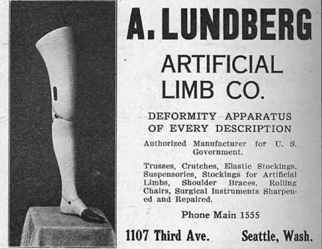 A. Lundberg Artificial Limb Company on wikimedia