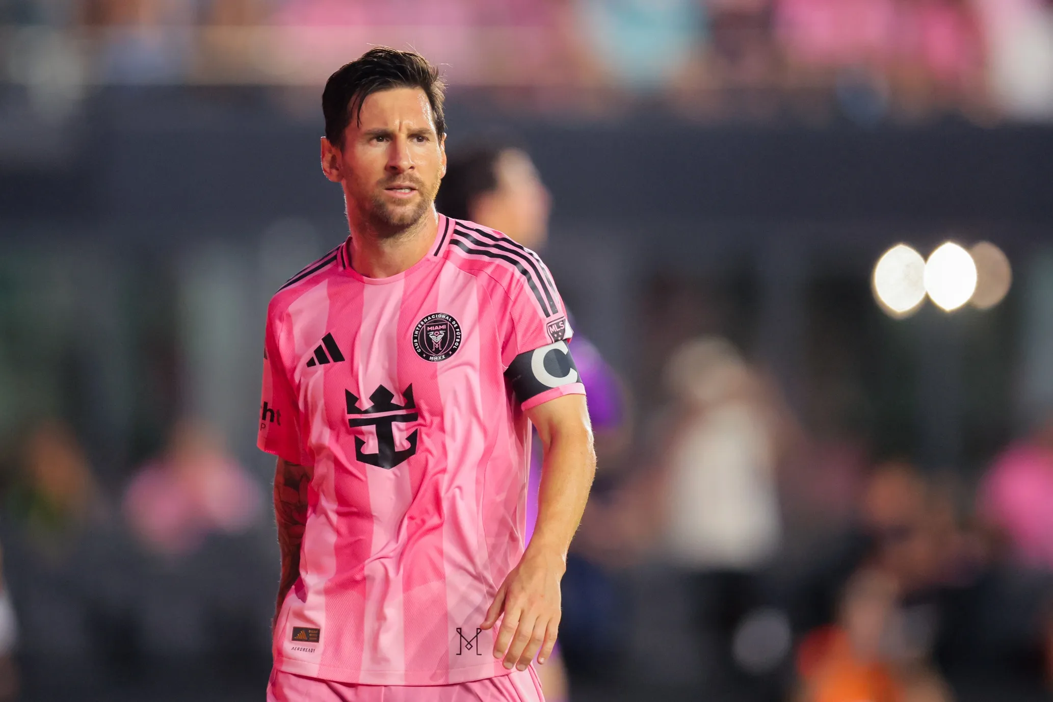 May 31, 2025; Fort Lauderdale, Florida, USA; Inter Miami CF forward Lionel Messi (10)