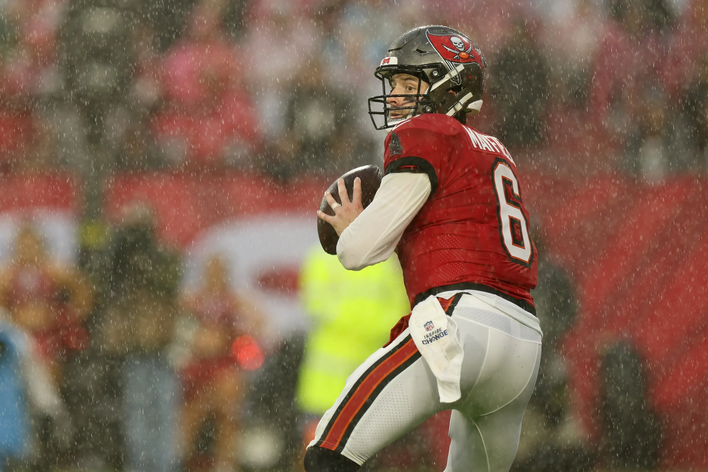 Mike Florio Urges Buccaneers to Avoid Risky Standoff With Baker Mayfield Contract
