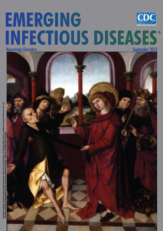 Artwork: Franconian painter of the Nuremberg School, cover: CDC staff on wikimedia