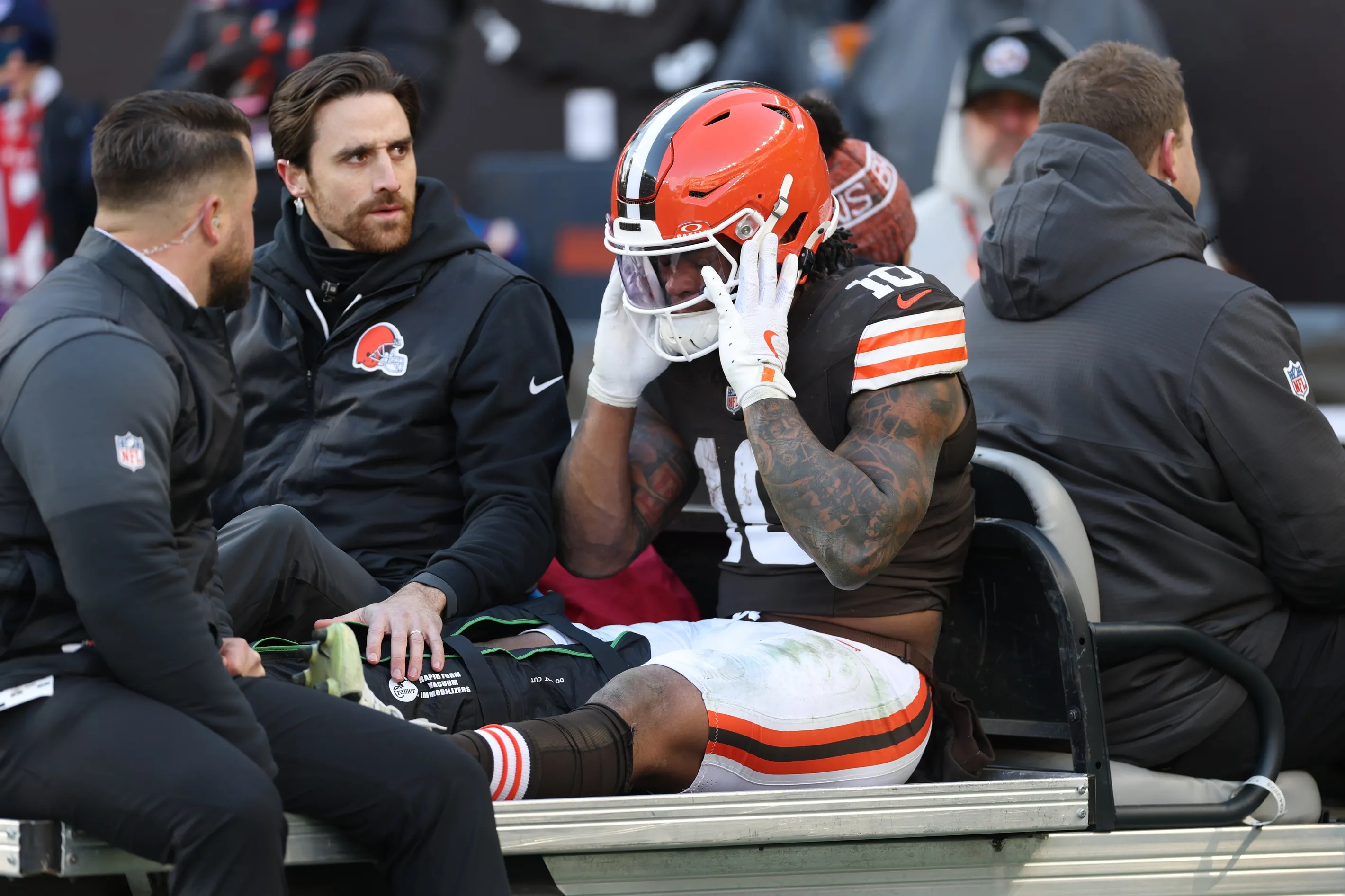 Browns’ Quinshon Judkins Injured in Loss to Bills, Season Likely Over