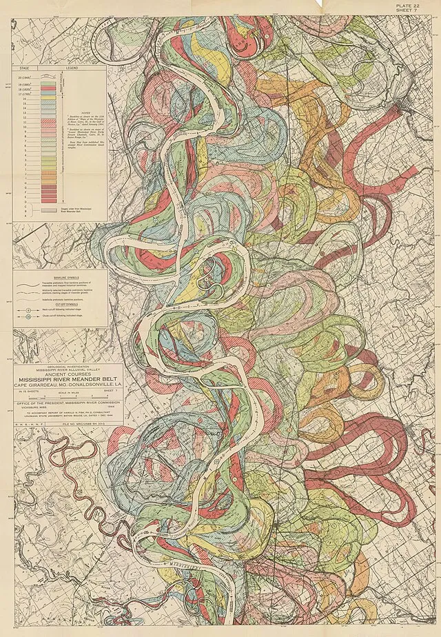 US Army Corps of Engineers – Mississippi River Commission, Harold N. Fisk on wikimedia