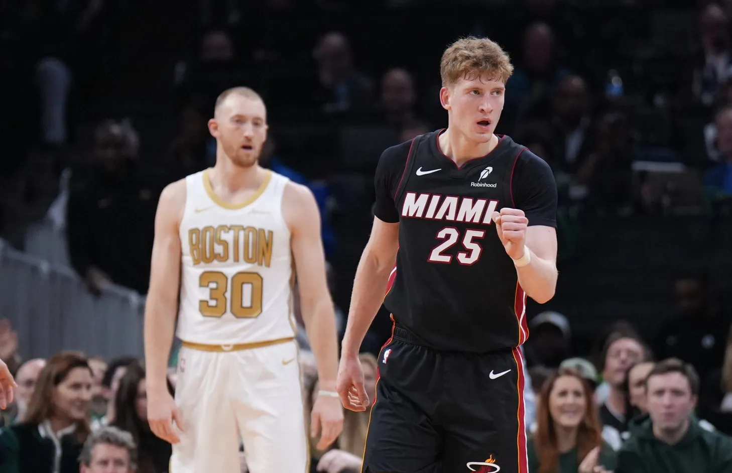 Heat Rookie Kasparas Jakucionis Shines Despite Miami’s Loss in Boston