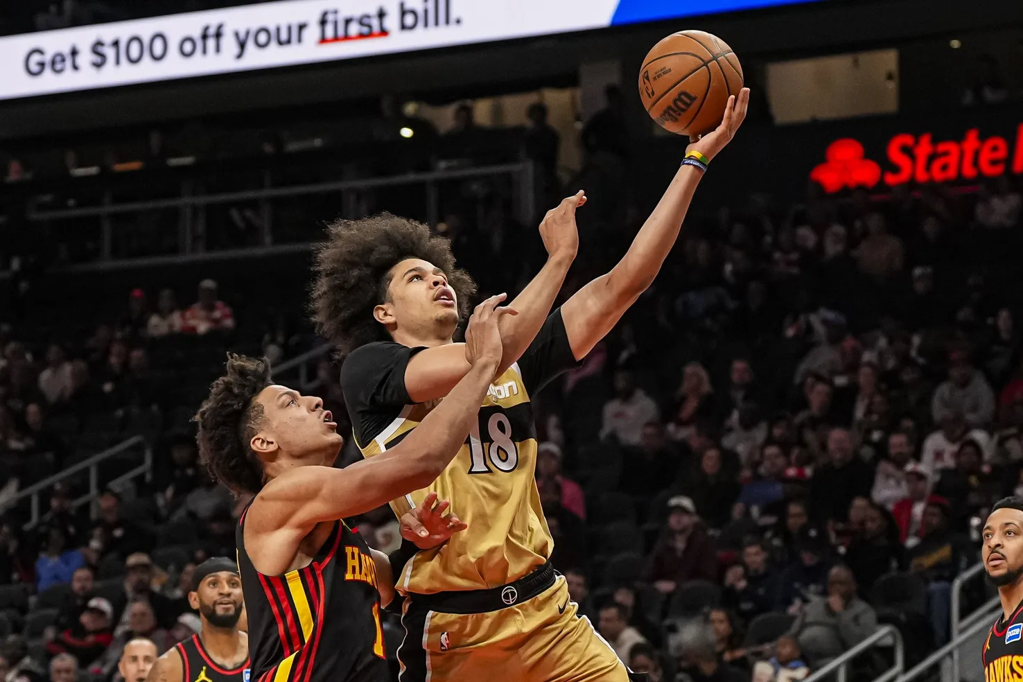 Wizards’ Kyshawn George Sidelined With Elbow Injury for Several Weeks