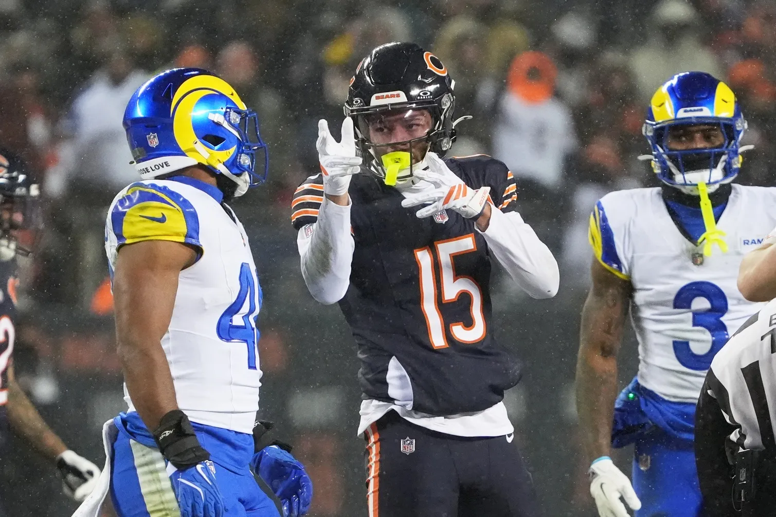 Rome Odunze Channels Bob Ross in Bears’ Creative 2026 Schedule Reveal