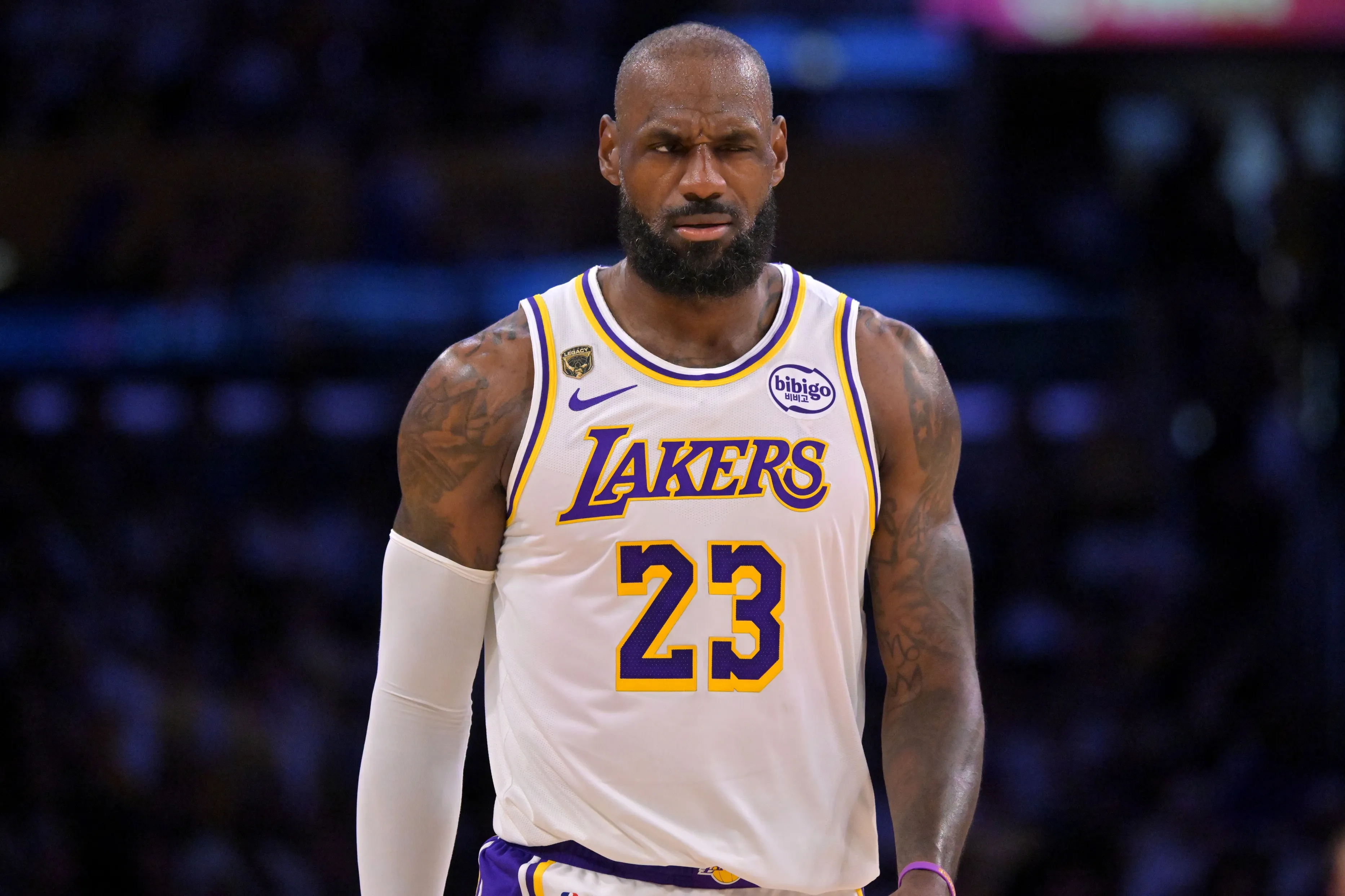 LeBron James Gets Playful Message From Pascal Siakam During Le Mans Visit