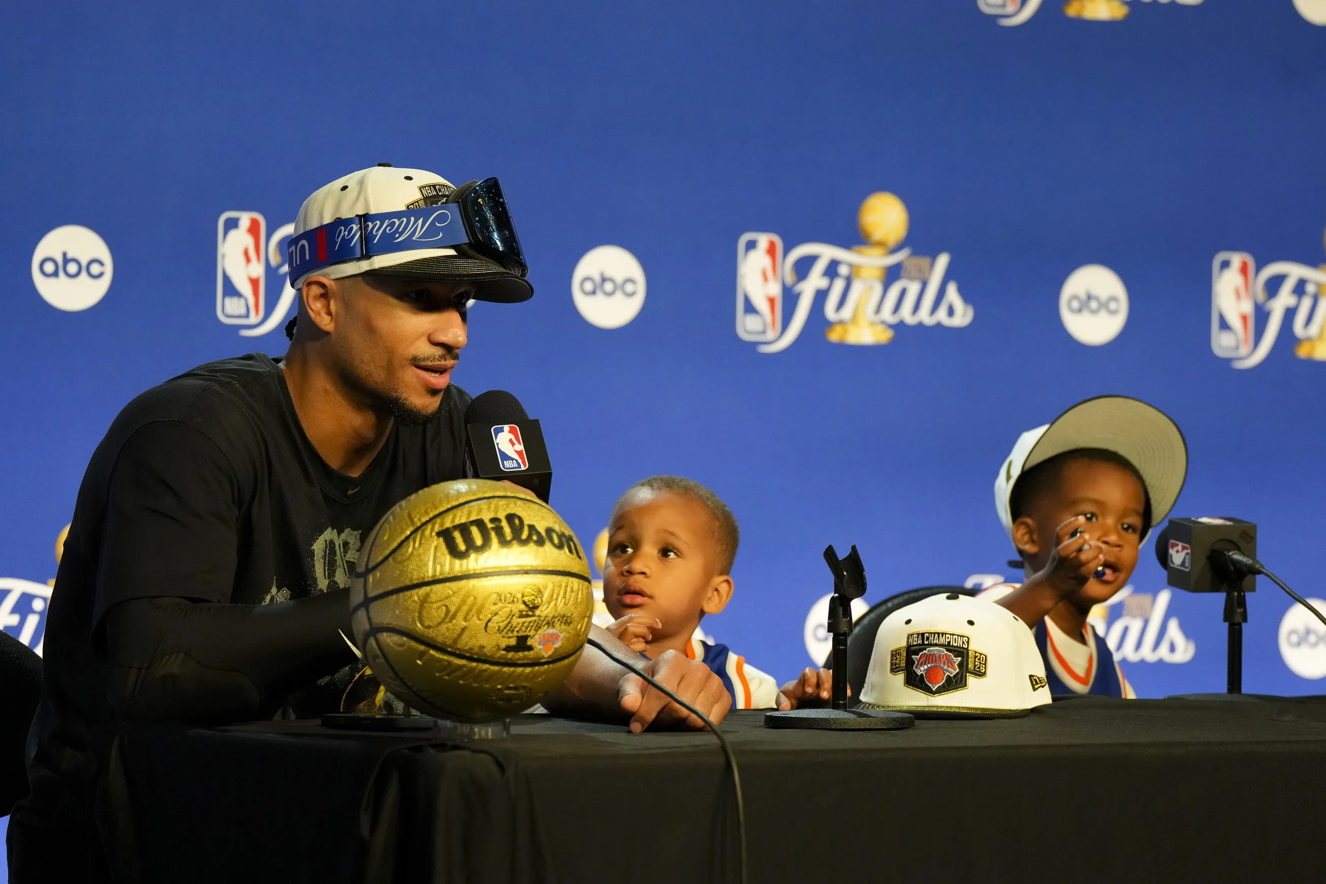 Josh Hart Cherishes Special Knicks Memory as Twin Sons Steal the Spotlight