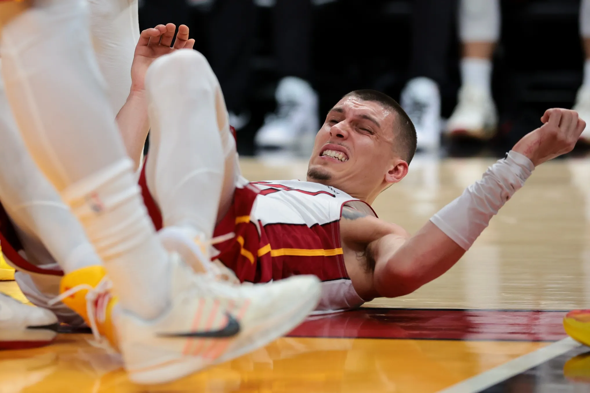 Herro Criticizes Ball After Controversial Play Ends Heat Season