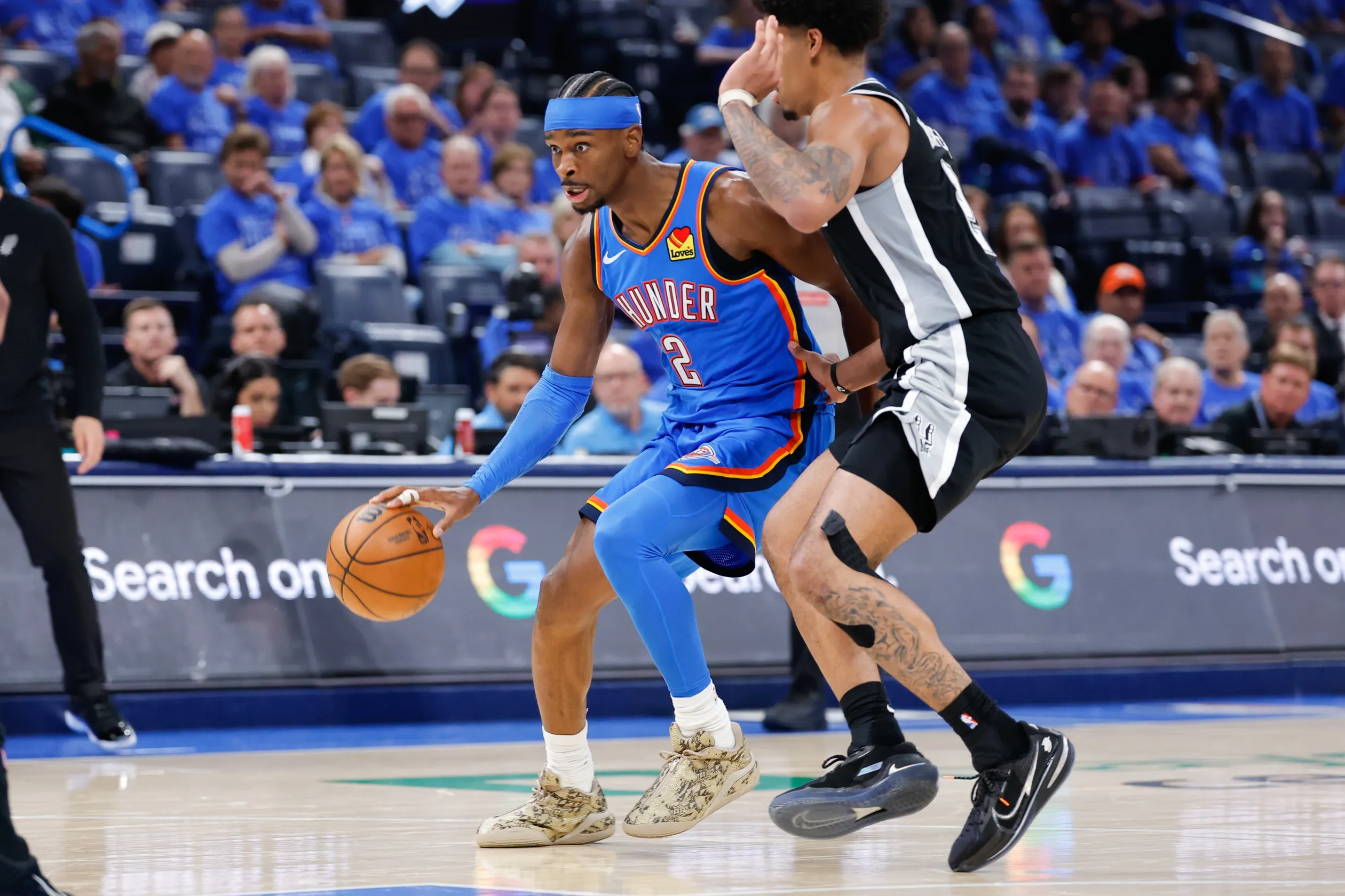 Shai Gilgeous-Alexander Stays Calm After Thunder Drop Game 1 to Spurs