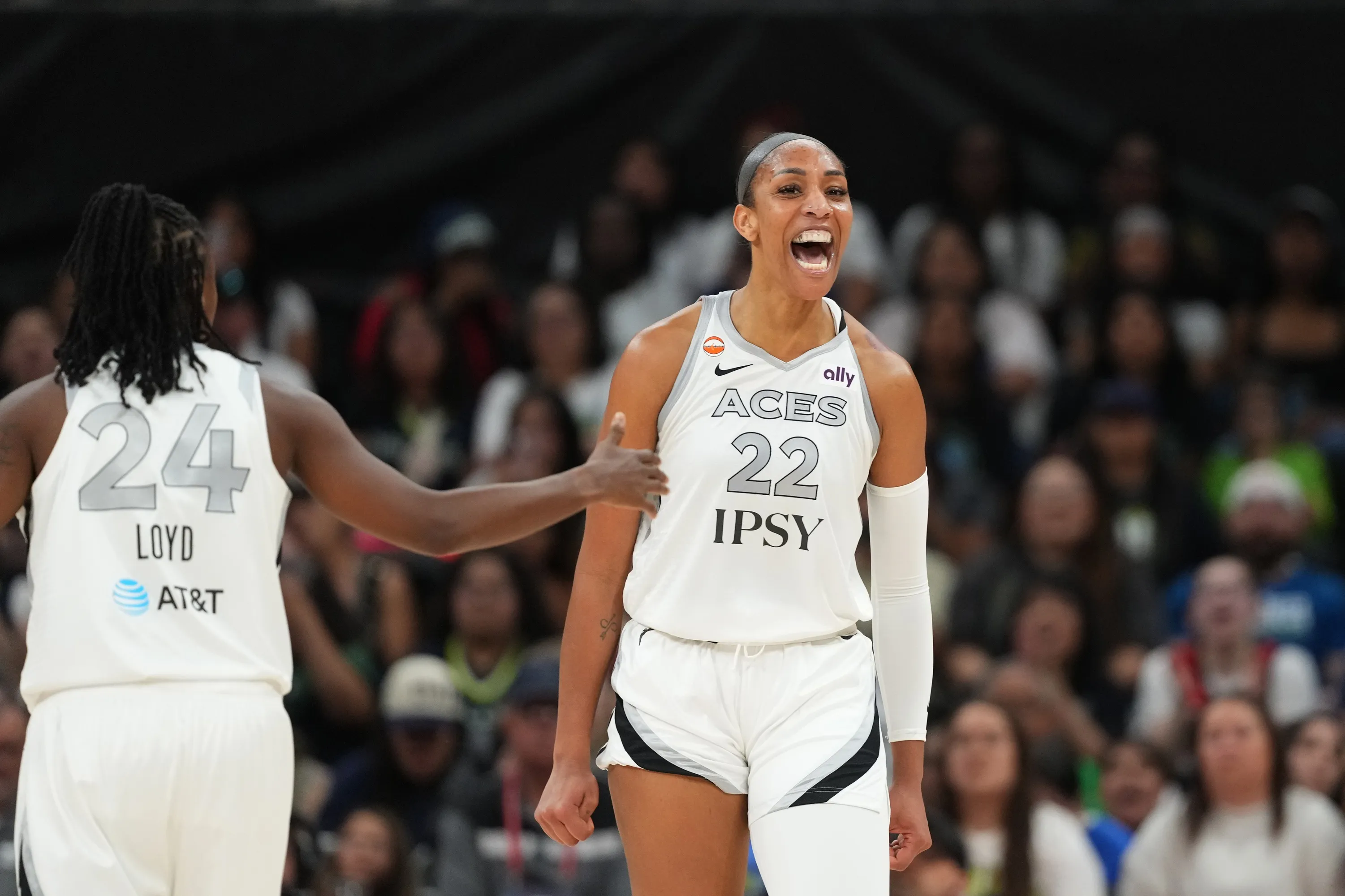 A’ja Wilson’s Historic 45-Point Efficiency Lifts Aces Past Sun in Road Win