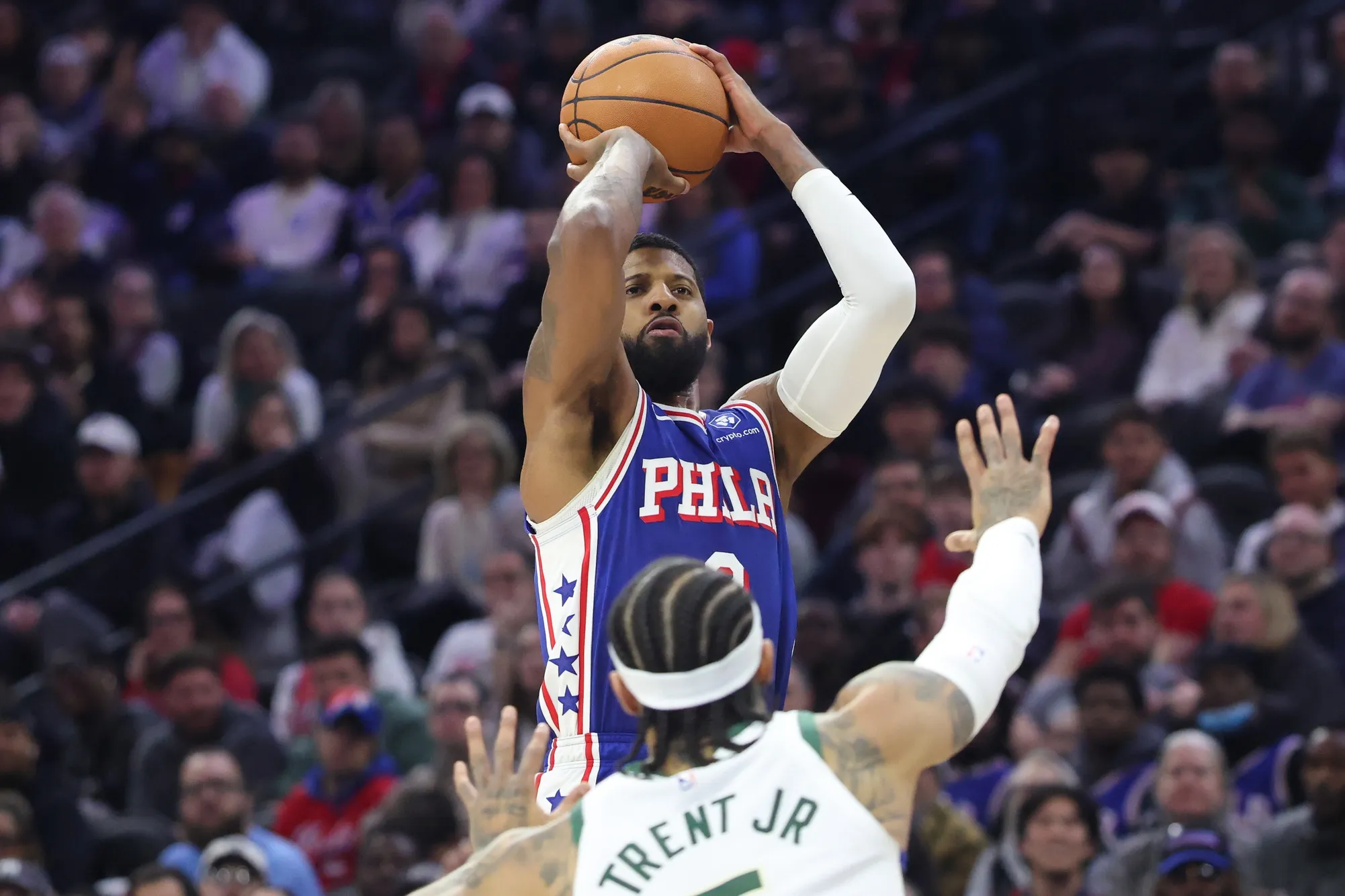 76ers Rebound in Style as George Leads Statement Win Over Bucks