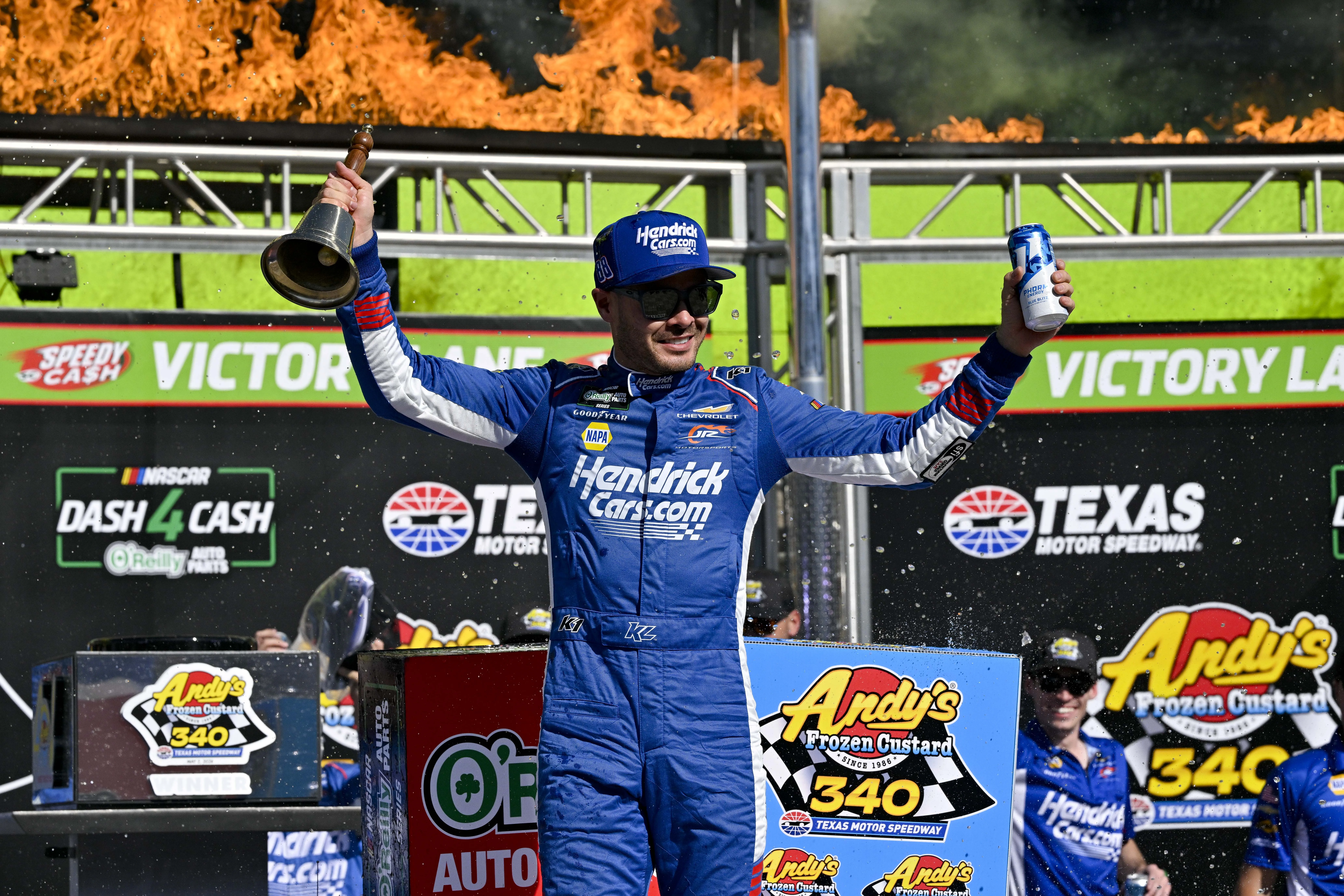 There's a Time and a Place for It, Lap 3 Is Not That, Kyle Larson Wins Texas but Speaks Out on Allgaier's Restart Strategy