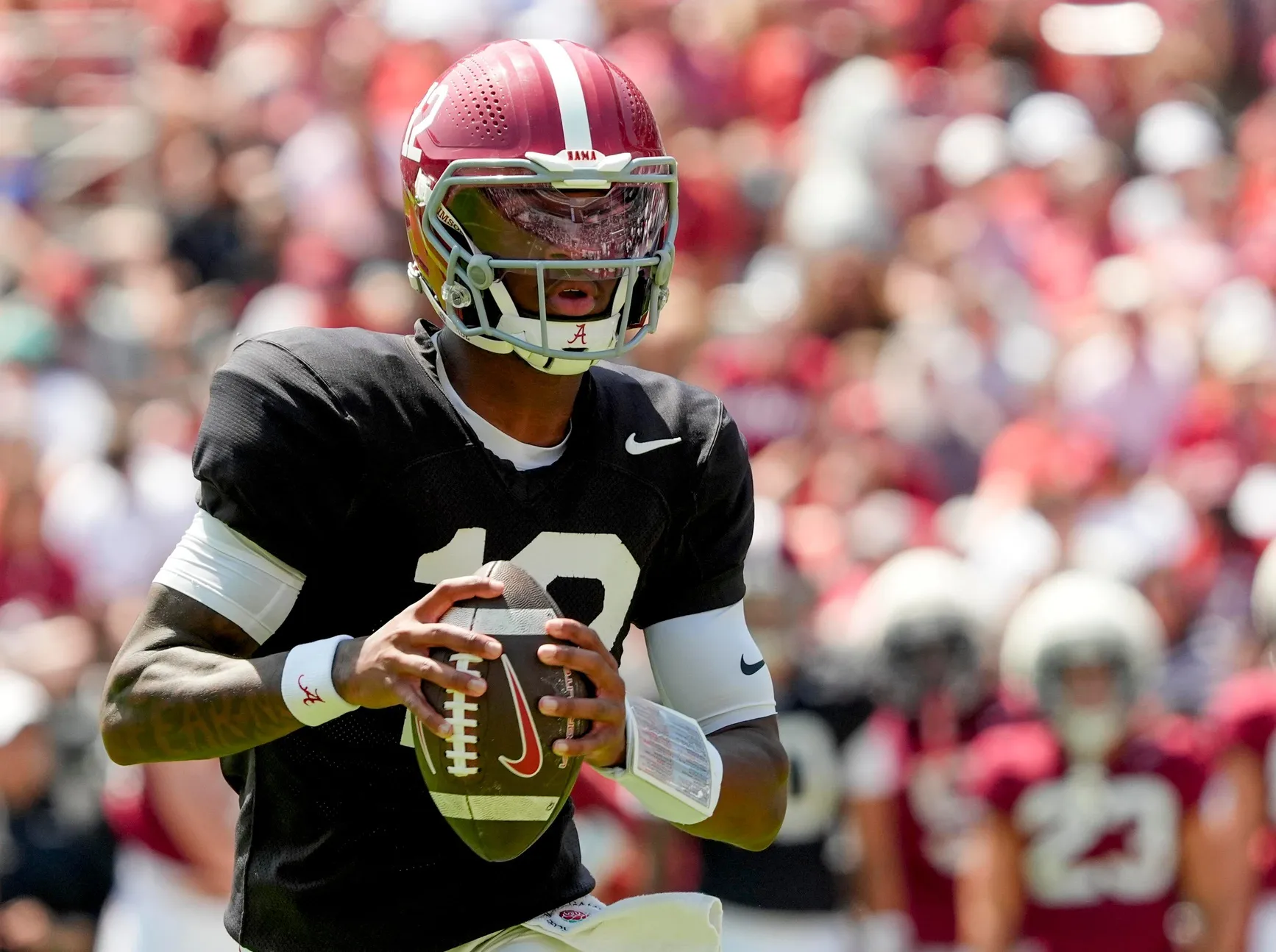 Keelon Russell Builds Momentum In Alabama QB Battle After Strong Spring Game Showing