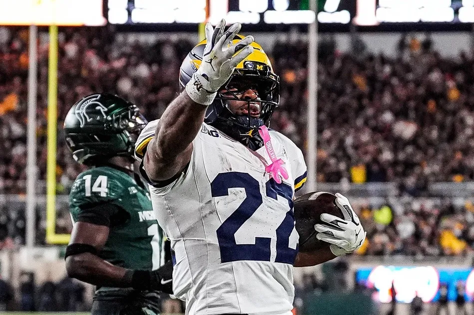 Michigan Loses Star Running Back Justice Haynes for Remainder of Season