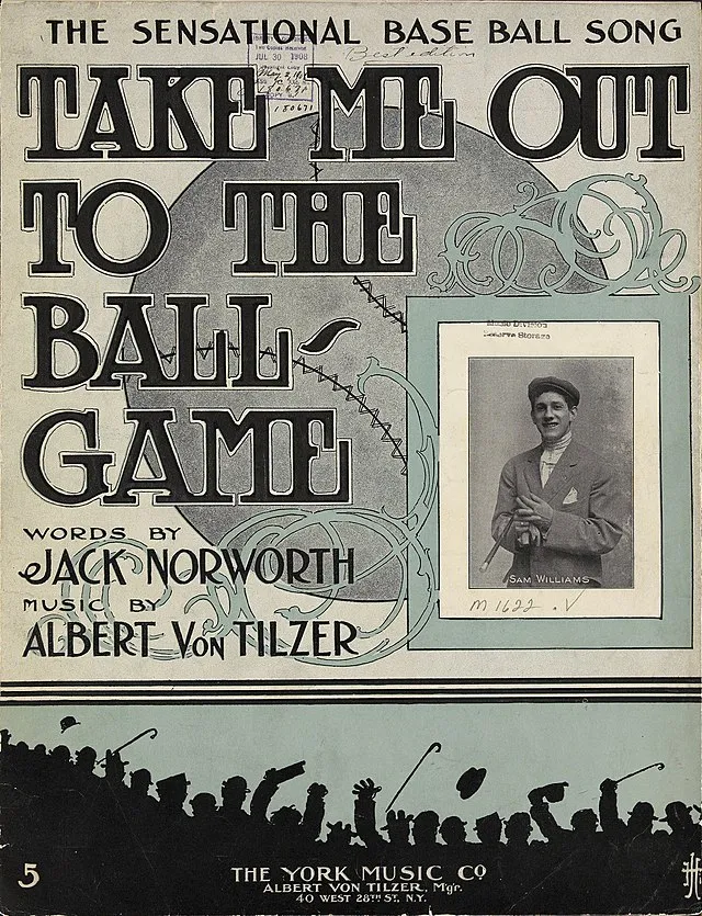 Norworth, Jack, and Albert Von Tilzer. on Wikimedia Commons 