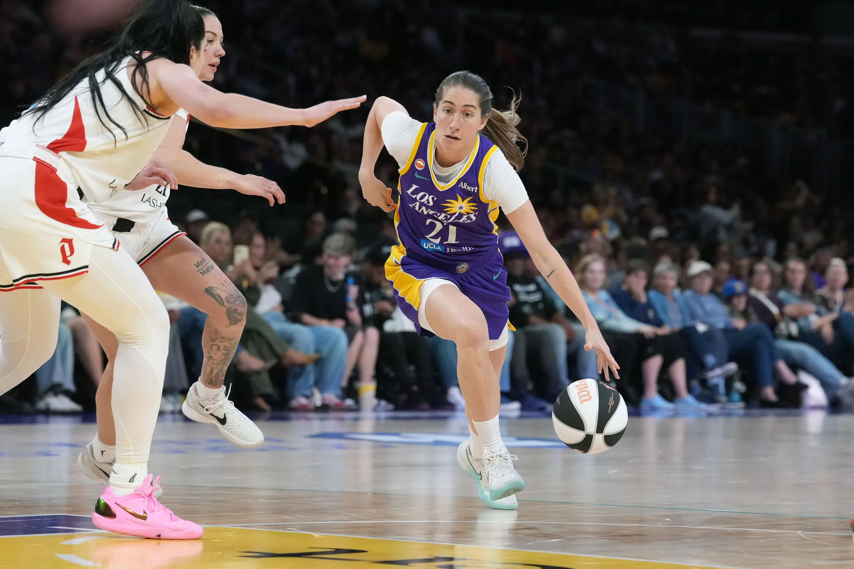 Kelsey Plum Praises Kate Martin’s Impact as Sparks Build Chemistry After Win