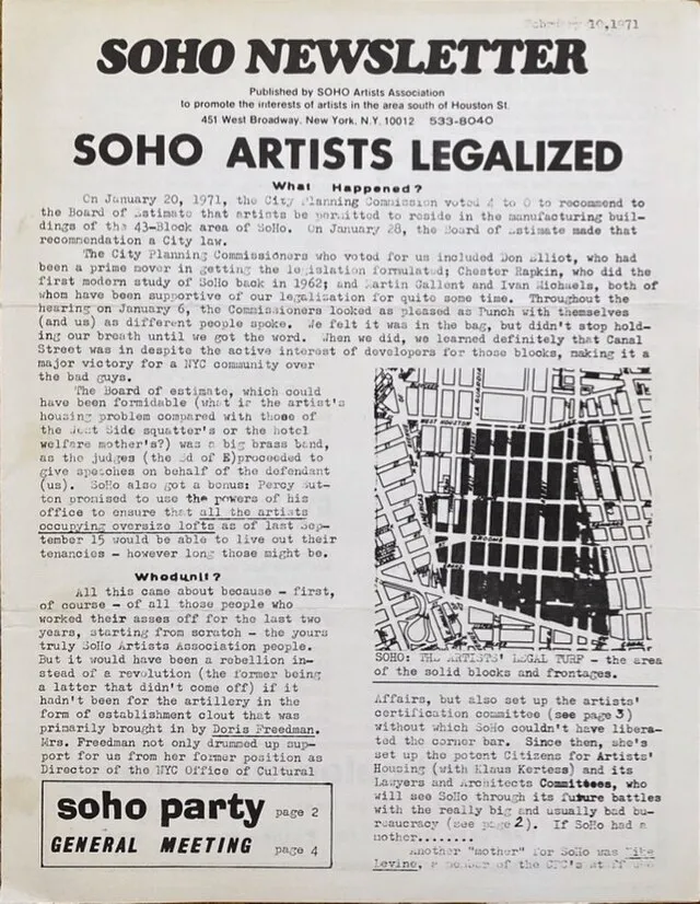 SOHO Artist Association on Wikimedia Commons