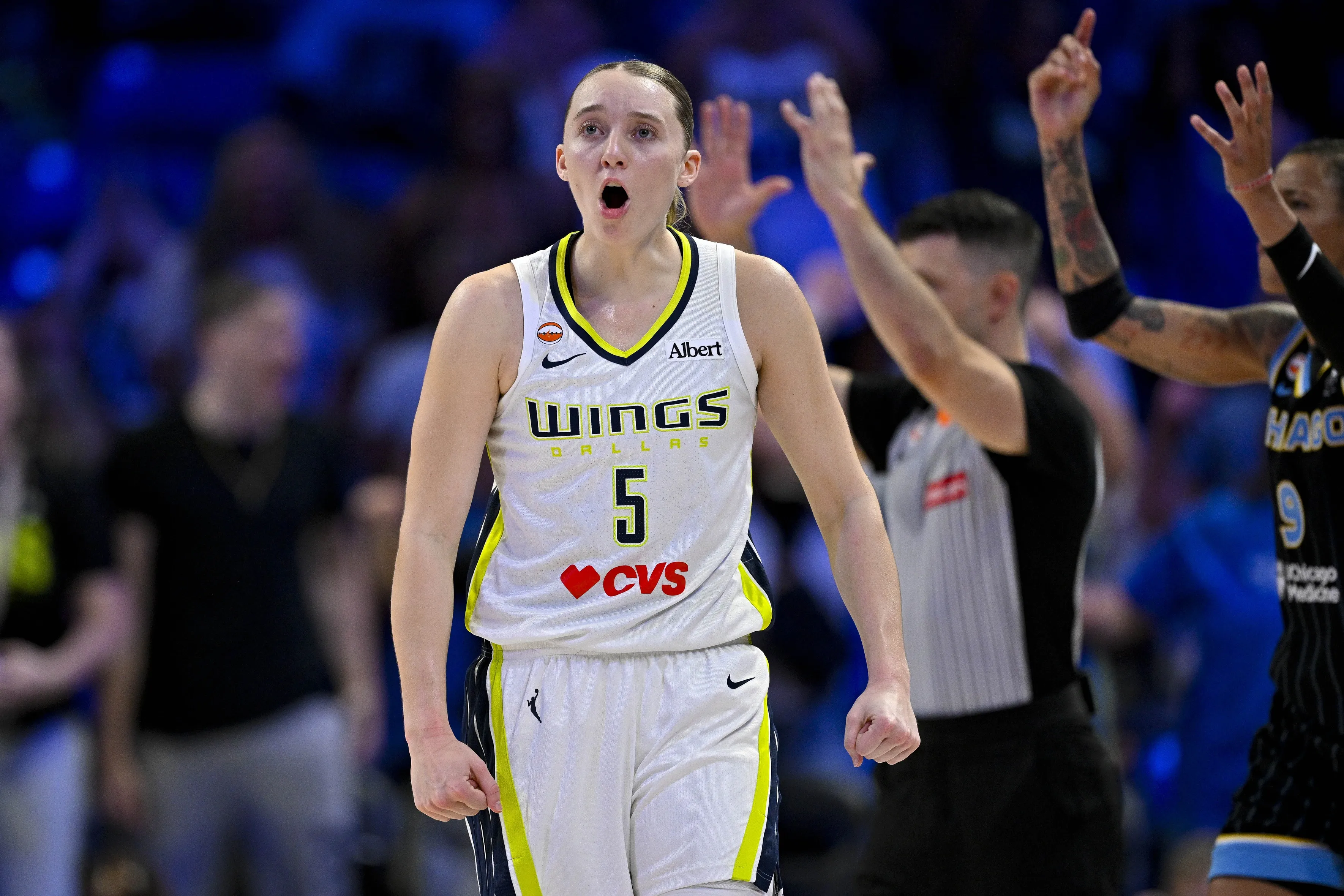 Paige Bueckers Delivers Highlight Moment While Leading Wings Past Sky
