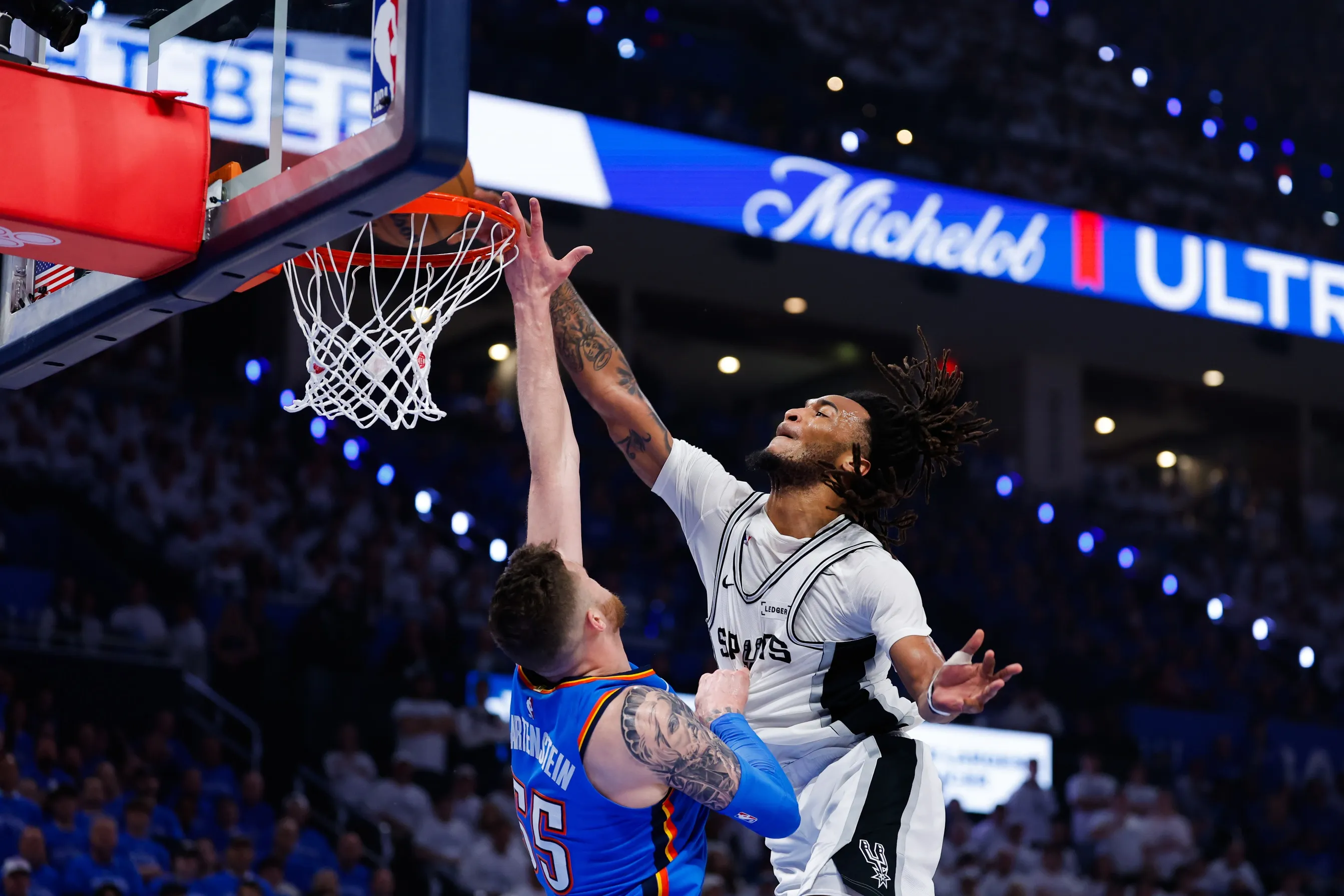Castle-Hartenstein Clash Intensifies Heated Spurs-Thunder Finals Series