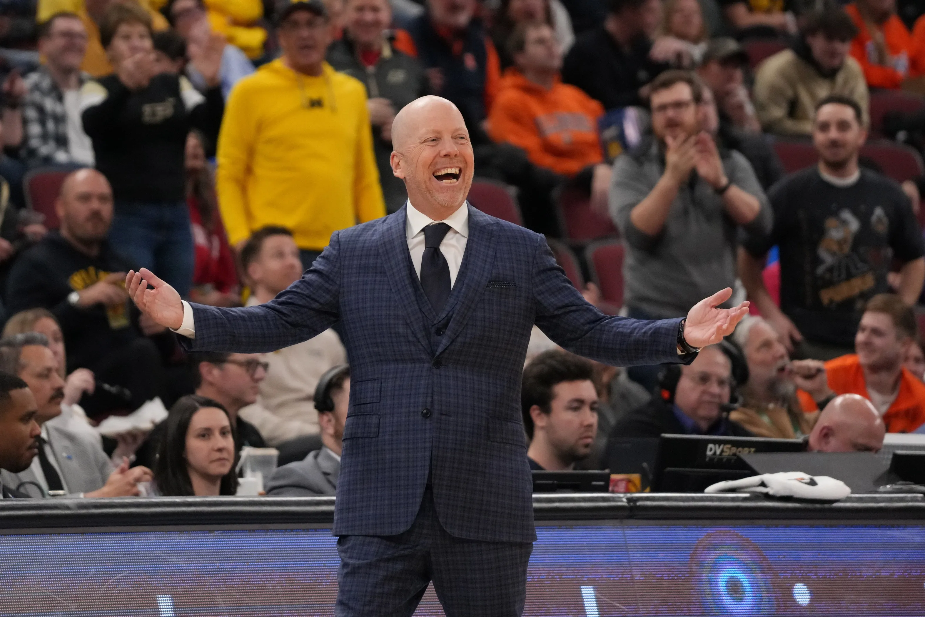 Mick Cronin Jokes About Michigan State Ahead of Big Ten Tournament Clash