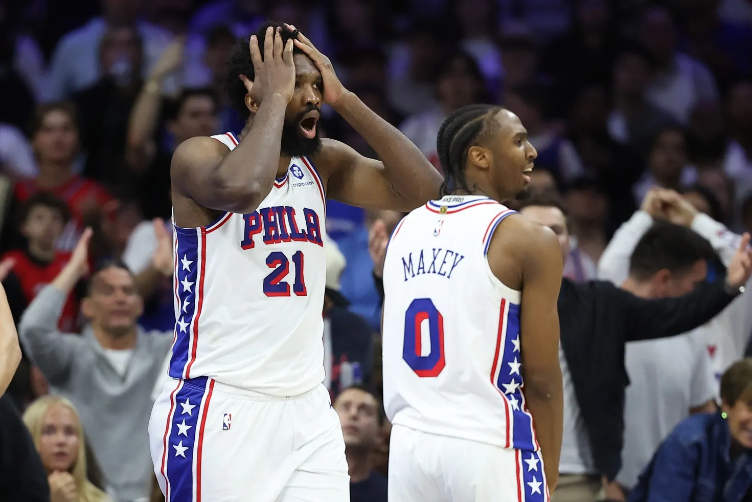 Joel Embiid Focused on Game Despite Knicks Fans Taking Over Philadelphia Arena