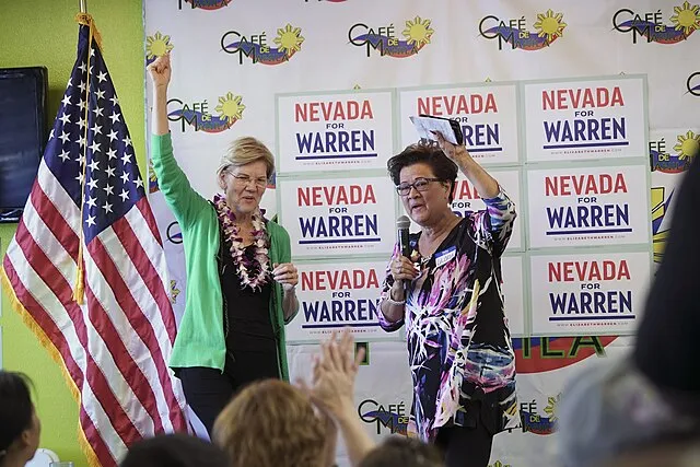 Elizabeth Warren on Wikimedia Commons
