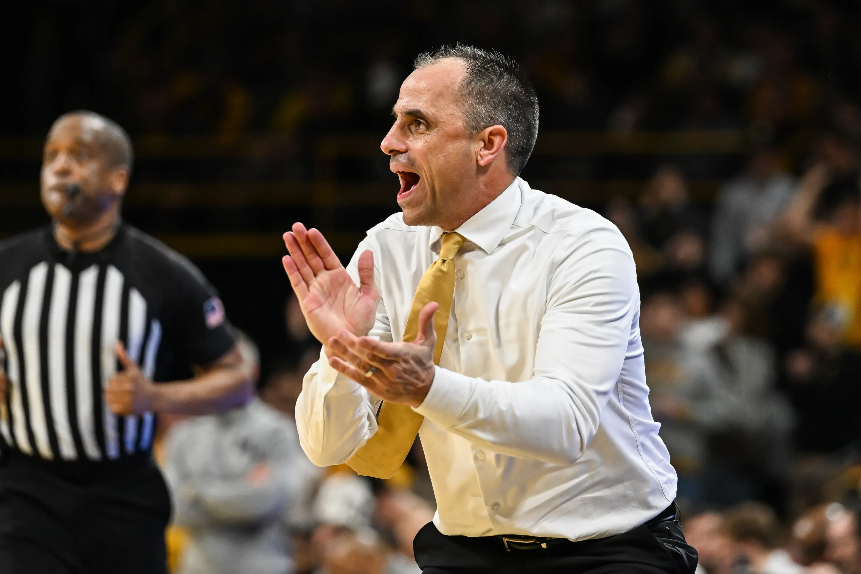 Dusty May Commends Ben McCollum After Tight Michigan Win Over Iowa