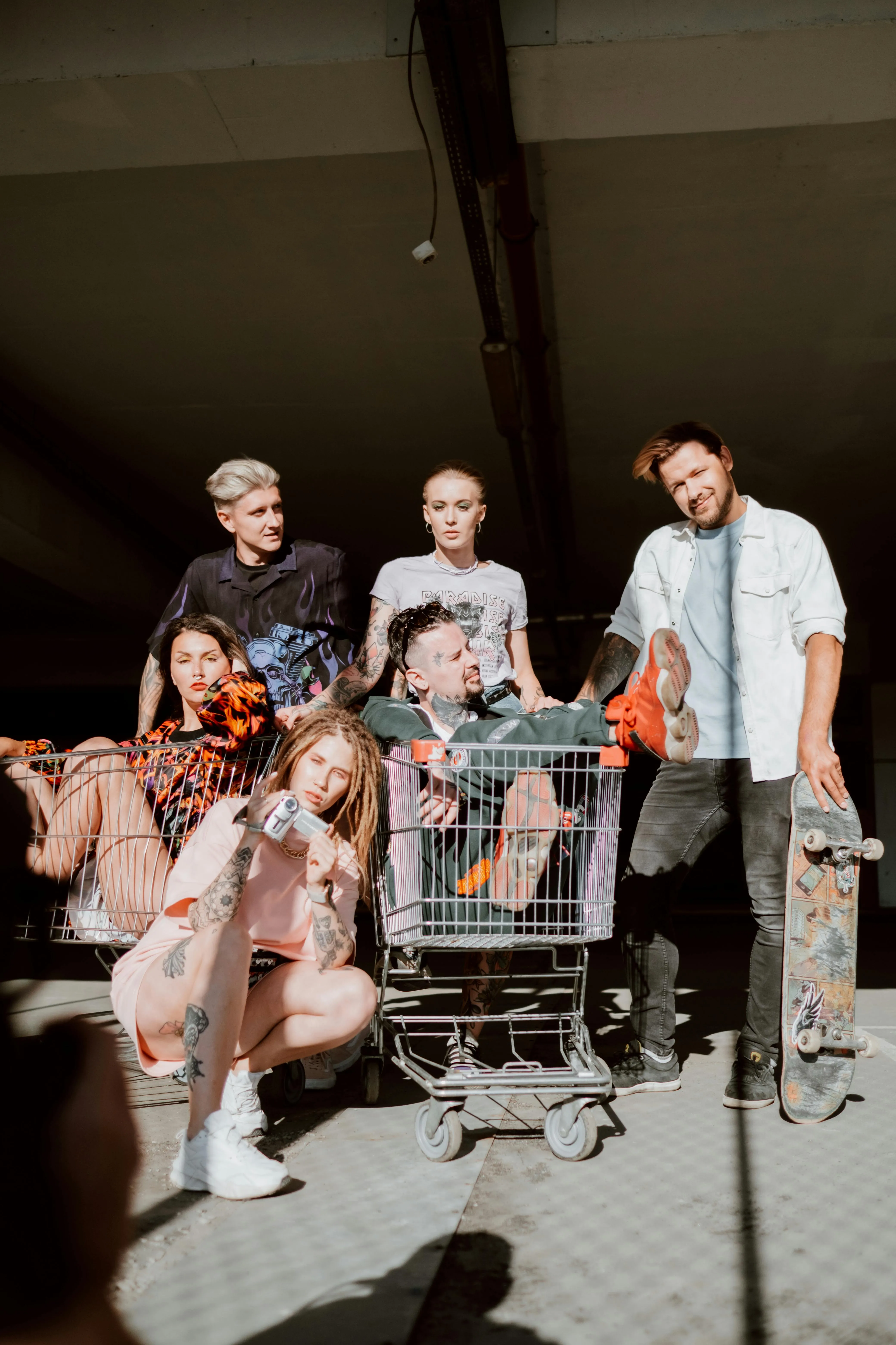 shopping carts on Pexels