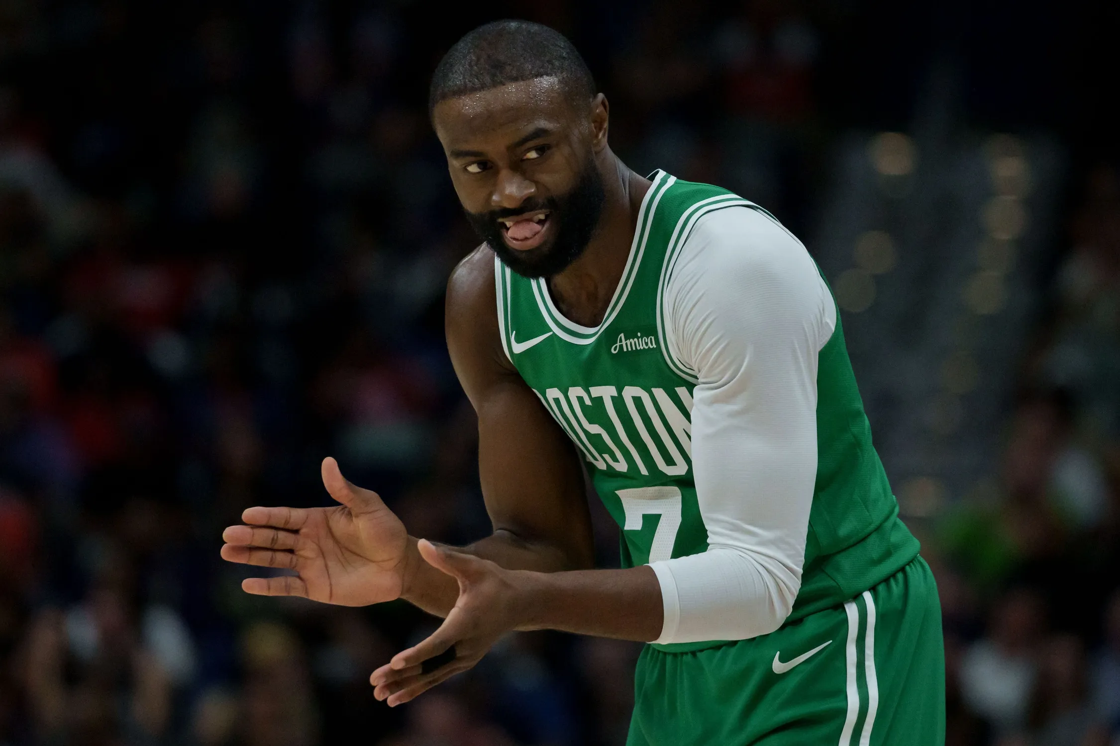 Jaylen Brown Laughs Off Hairline Controversy, Blames Boston ‘Stress’ for His Look