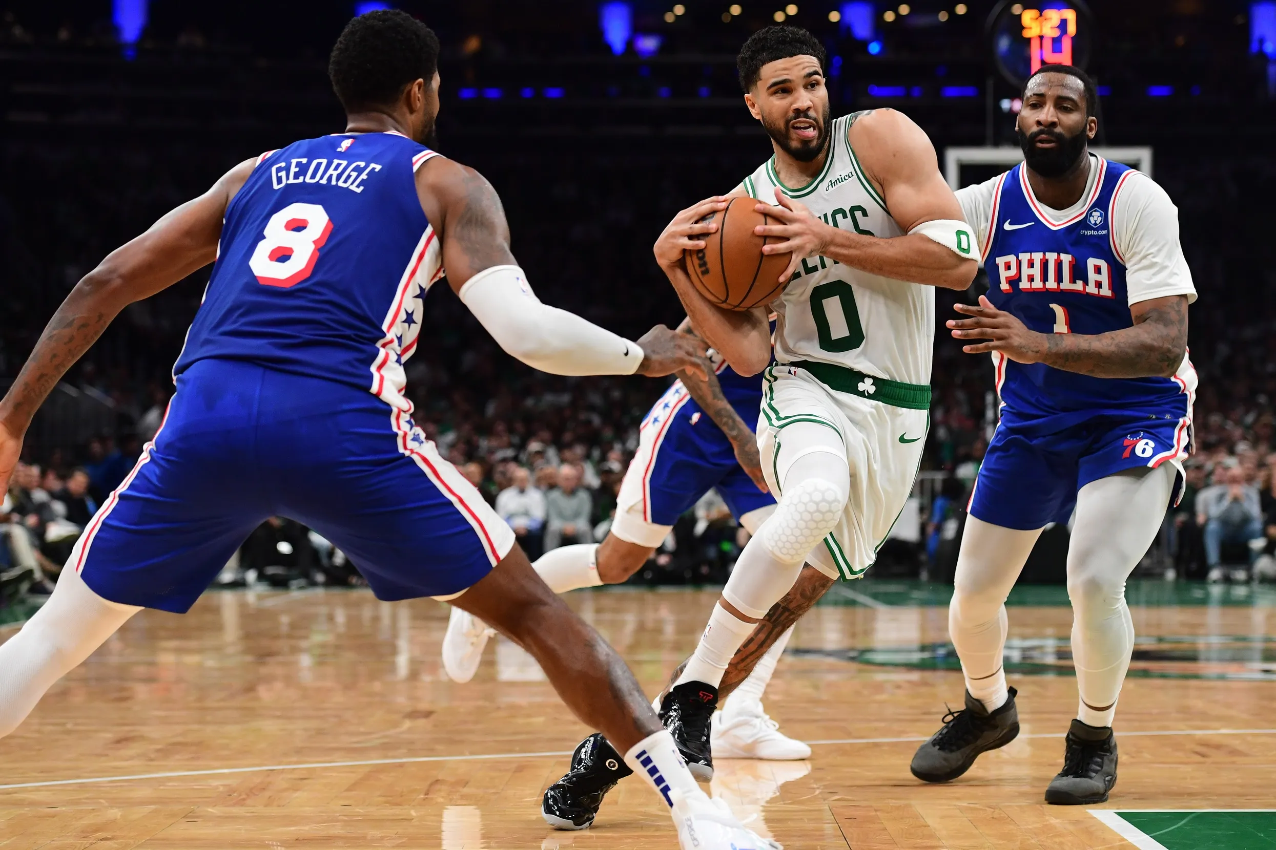 Tatum Shines in Playoff Return as Celtics Cruise Past 76ers in Game 1