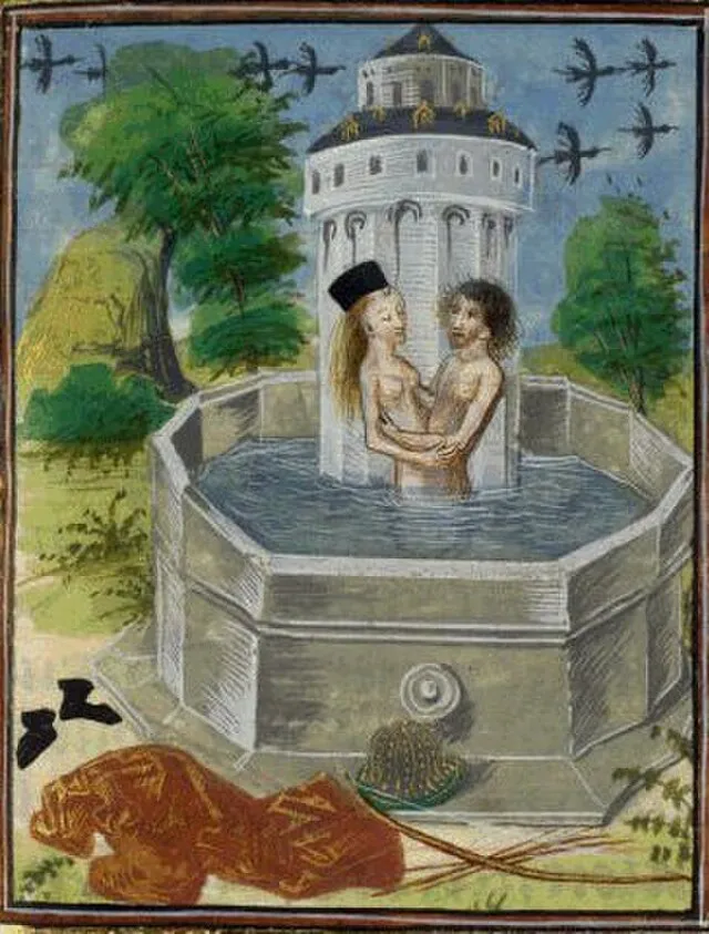 Bibliothèque nationale de France, Département des manuscrits, Français 137, f. 49v on Wikimedia Commons 