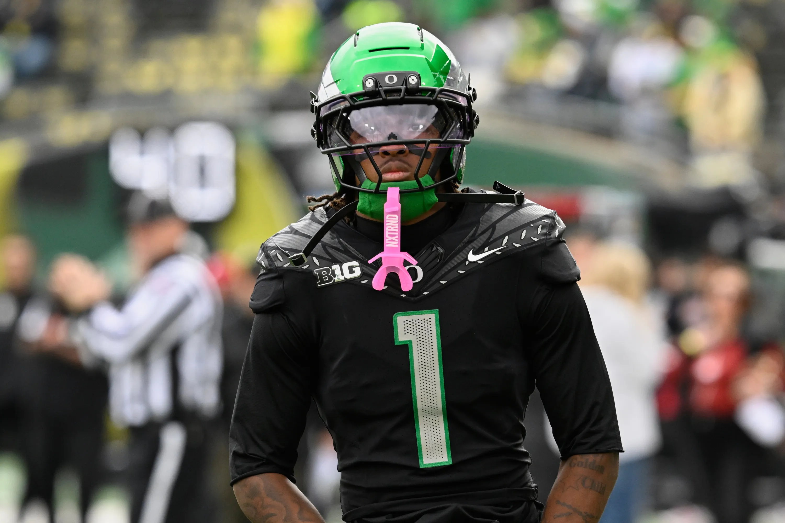 Ducks Lose Star Receiver Dakorien Moore Ahead of Iowa Clash