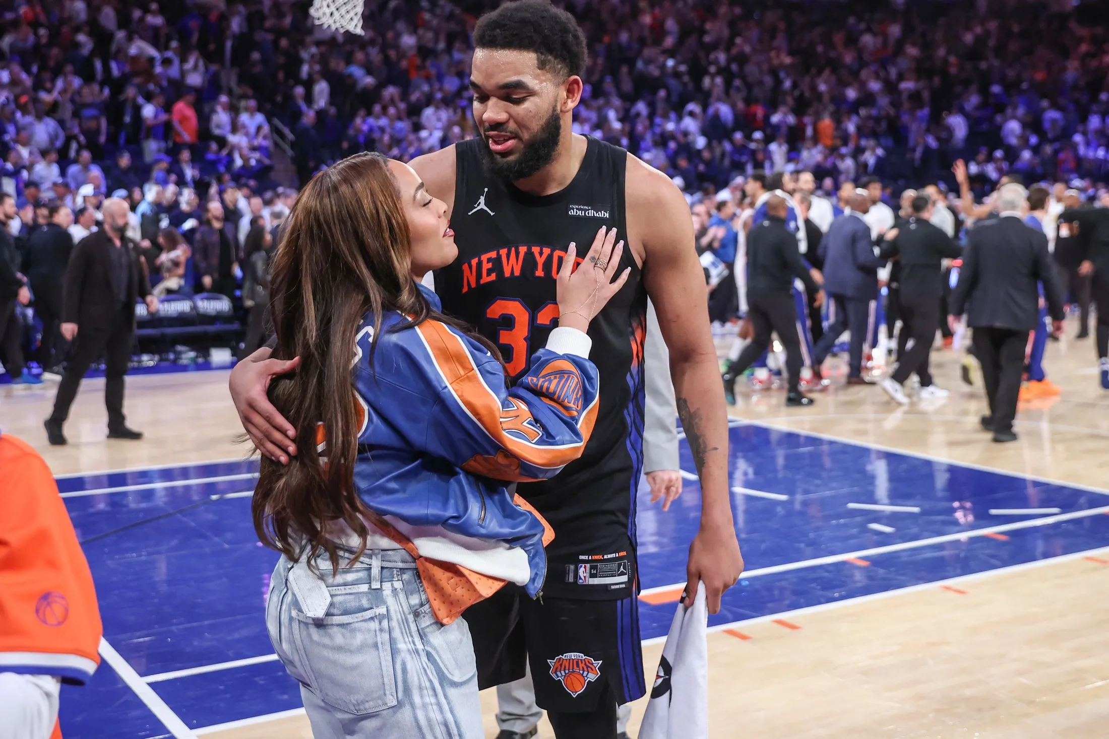 Karl-Anthony Towns Sparks Knicks and Crowd With Viral Game 2 Moment