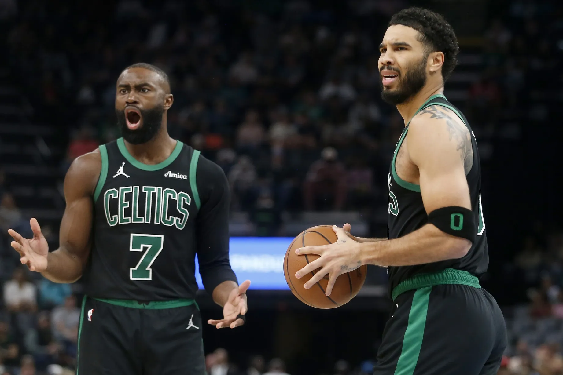 Tatum, Brown Listed Questionable Ahead of Celtics-Hornets Matchup