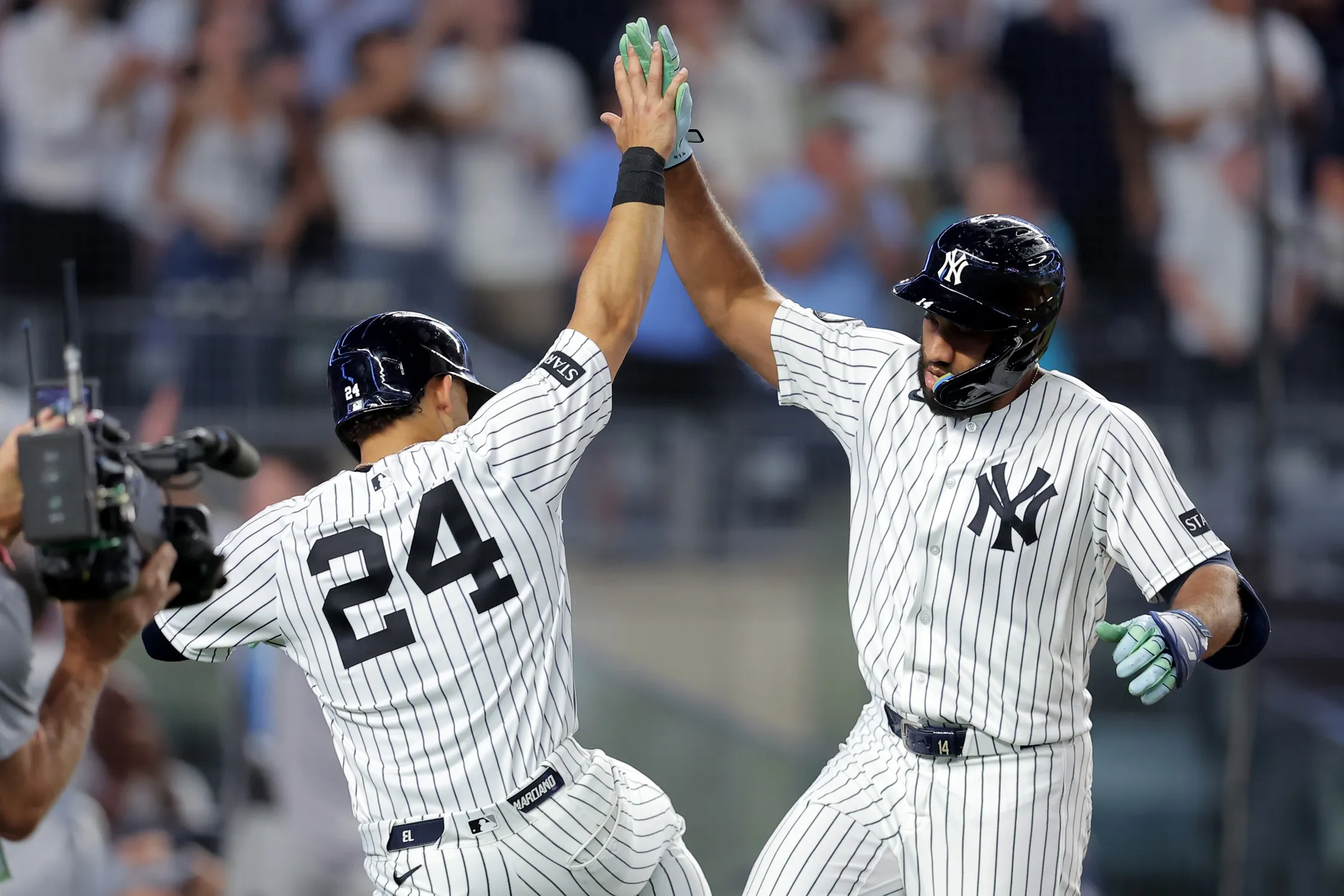Yankees Await Jazz Chisholm Jr. Update After Costly Collision With Jasson Dominguez