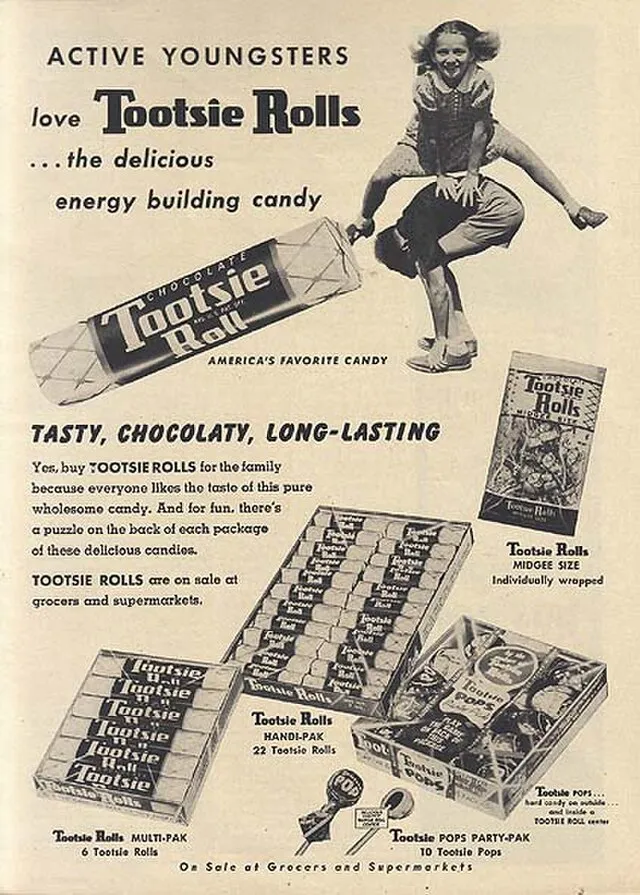 Tootsie Roll on wikimedia