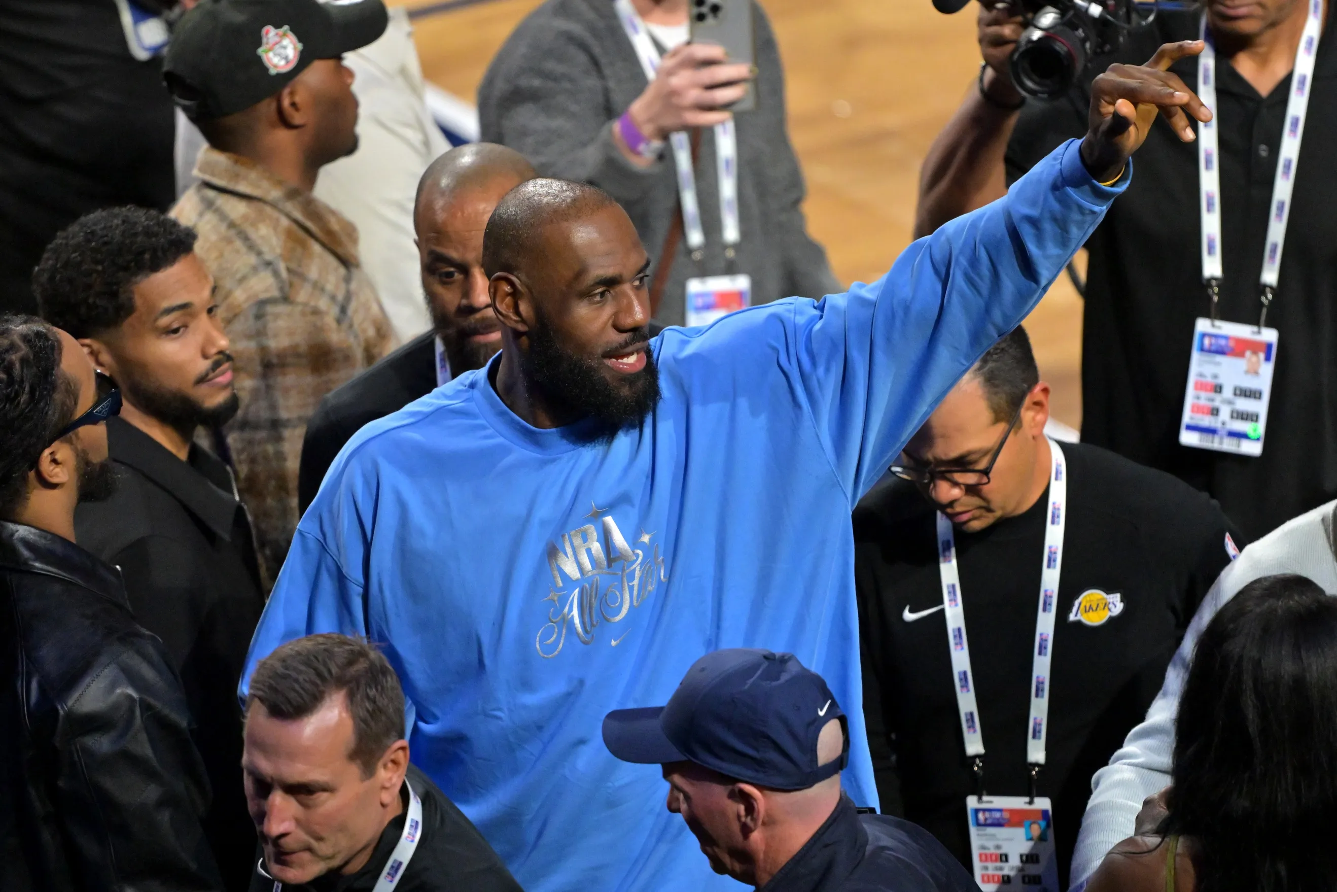 LeBron James Stays Present, Keeps Retirement Talk at Arm’s Length