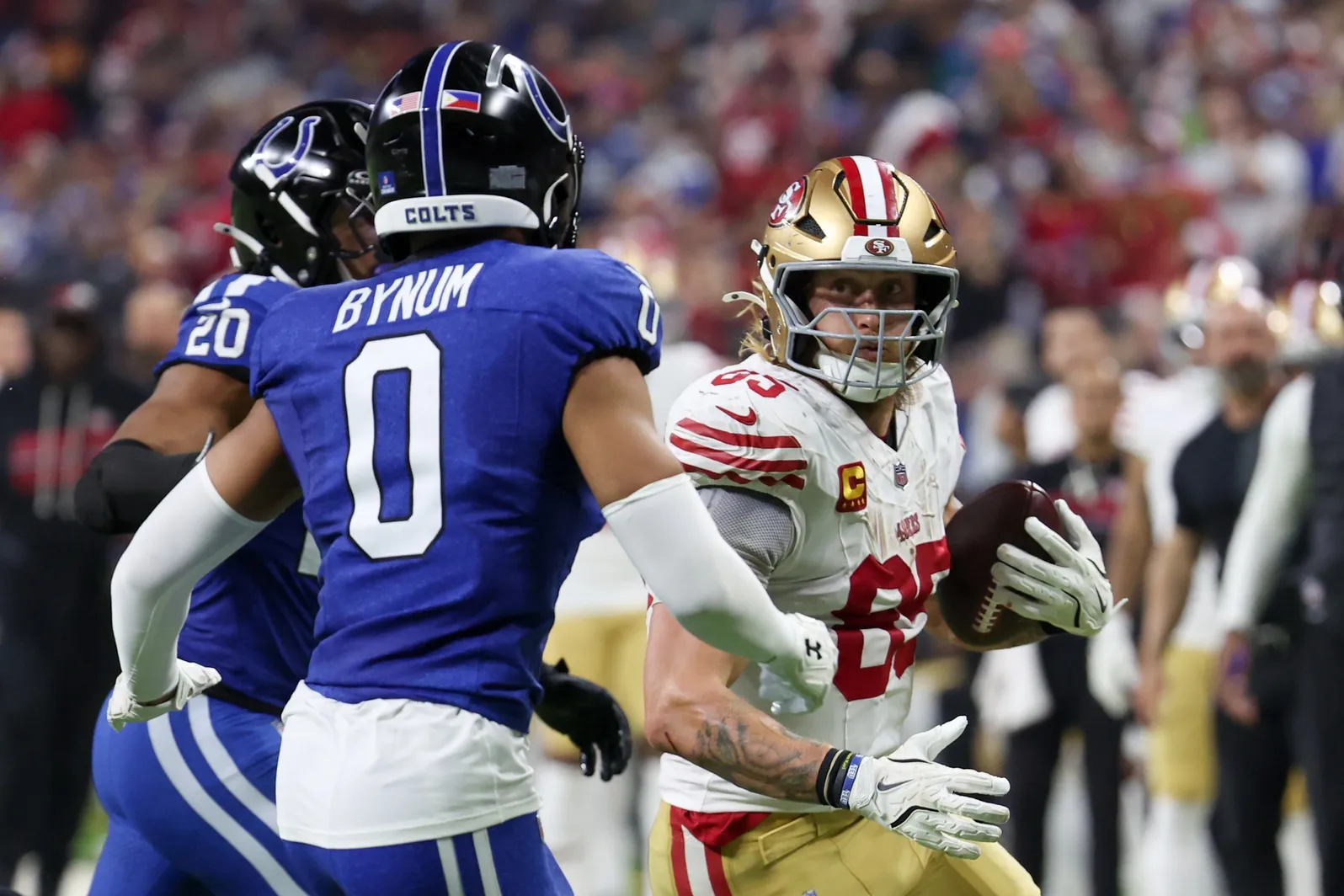 George Kittle Injures Ankle in 49ers’ MNF Win Over Colts, Remains Optimistic