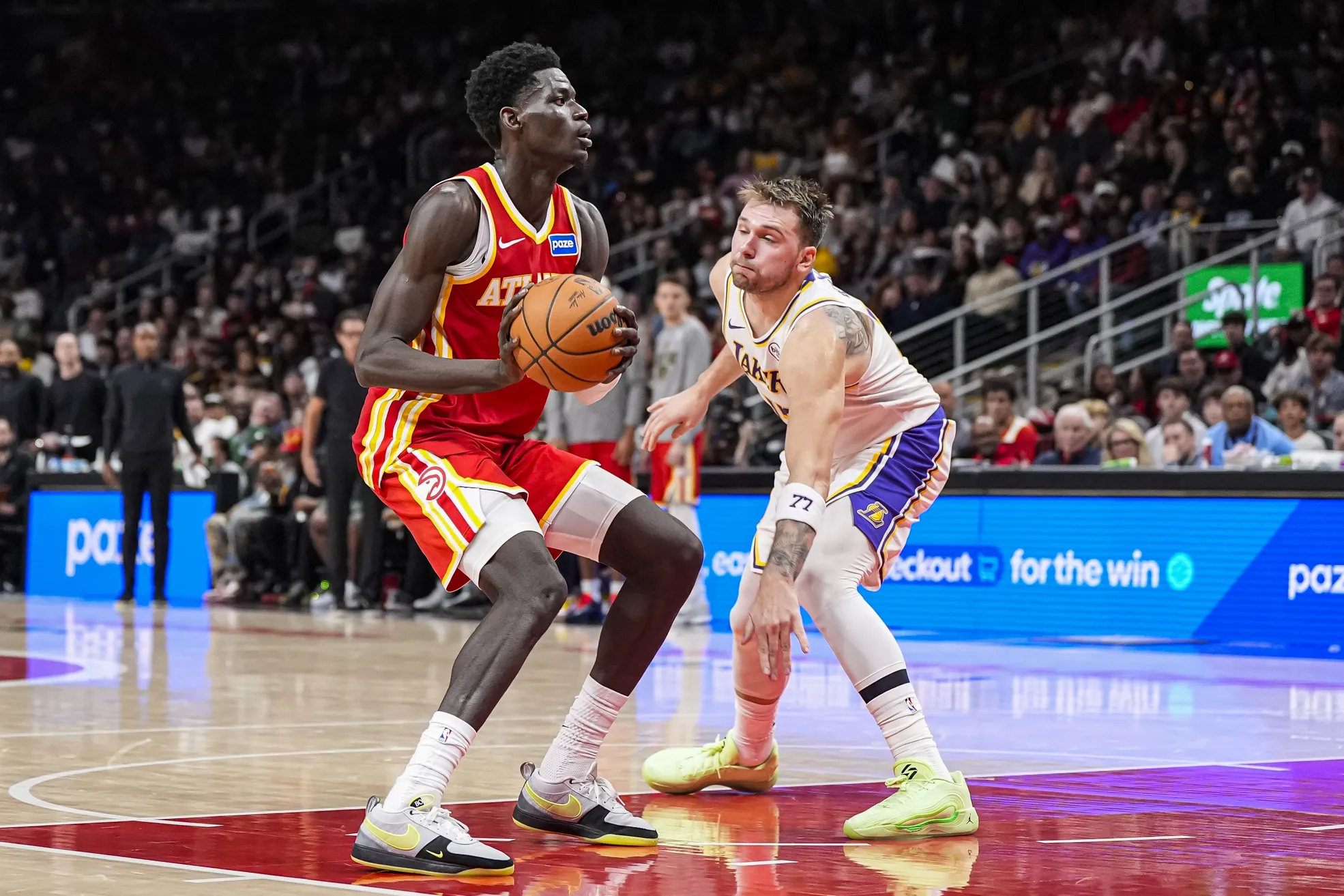 Hawks Stun Lakers Behind Young Talent and Fiery Home Crowd