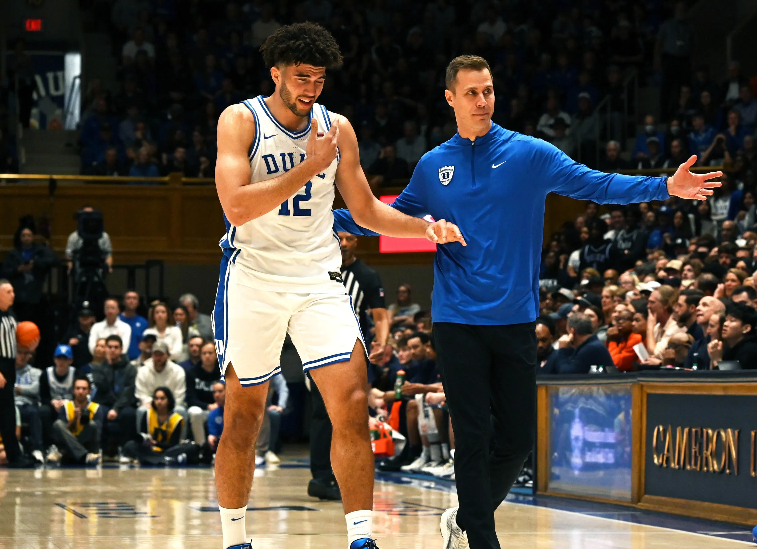 Cameron Boozer Names Jon Scheyer Coach of the Year