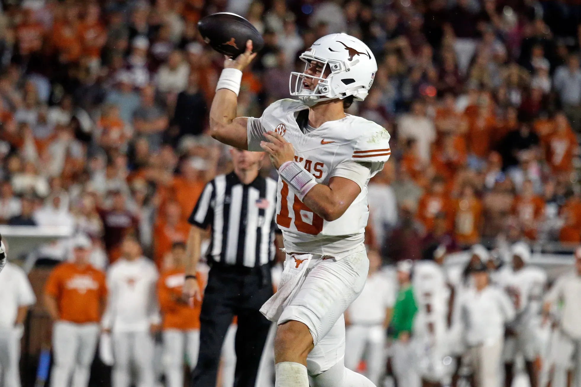 Arch Manning Gains Confidence as Texas Prepares for Georgia Test