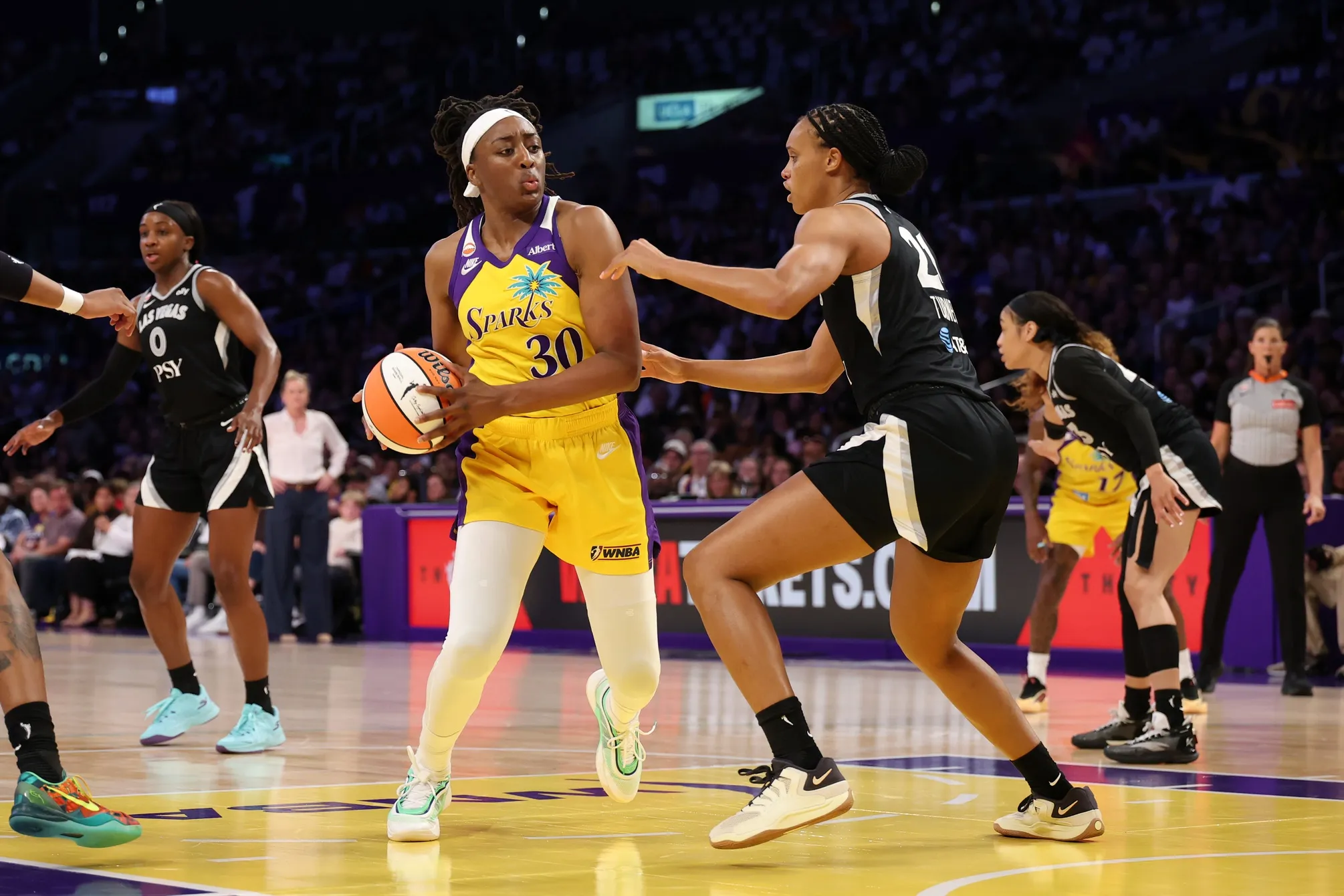 Nneka Ogwumike Returns as Sparks Struggle Defensively in Loss to Aces