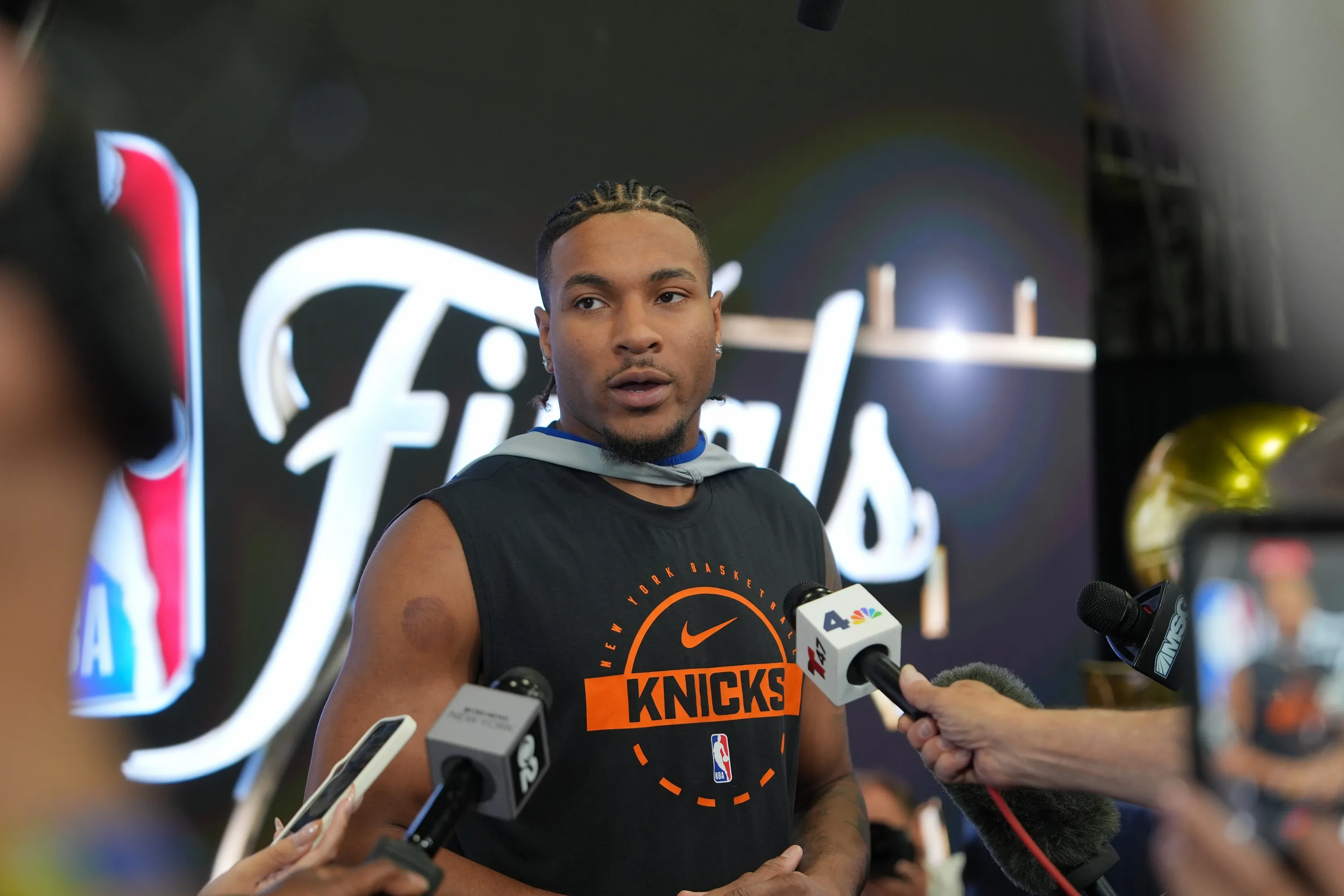 Miles McBride Praises Knicks Fans After Road Victory in NBA Finals Opener
