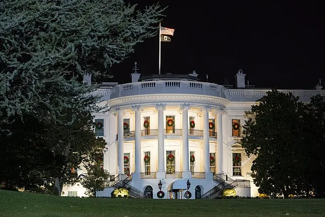 The White House from Washington, DC on Wikimedia Commons 