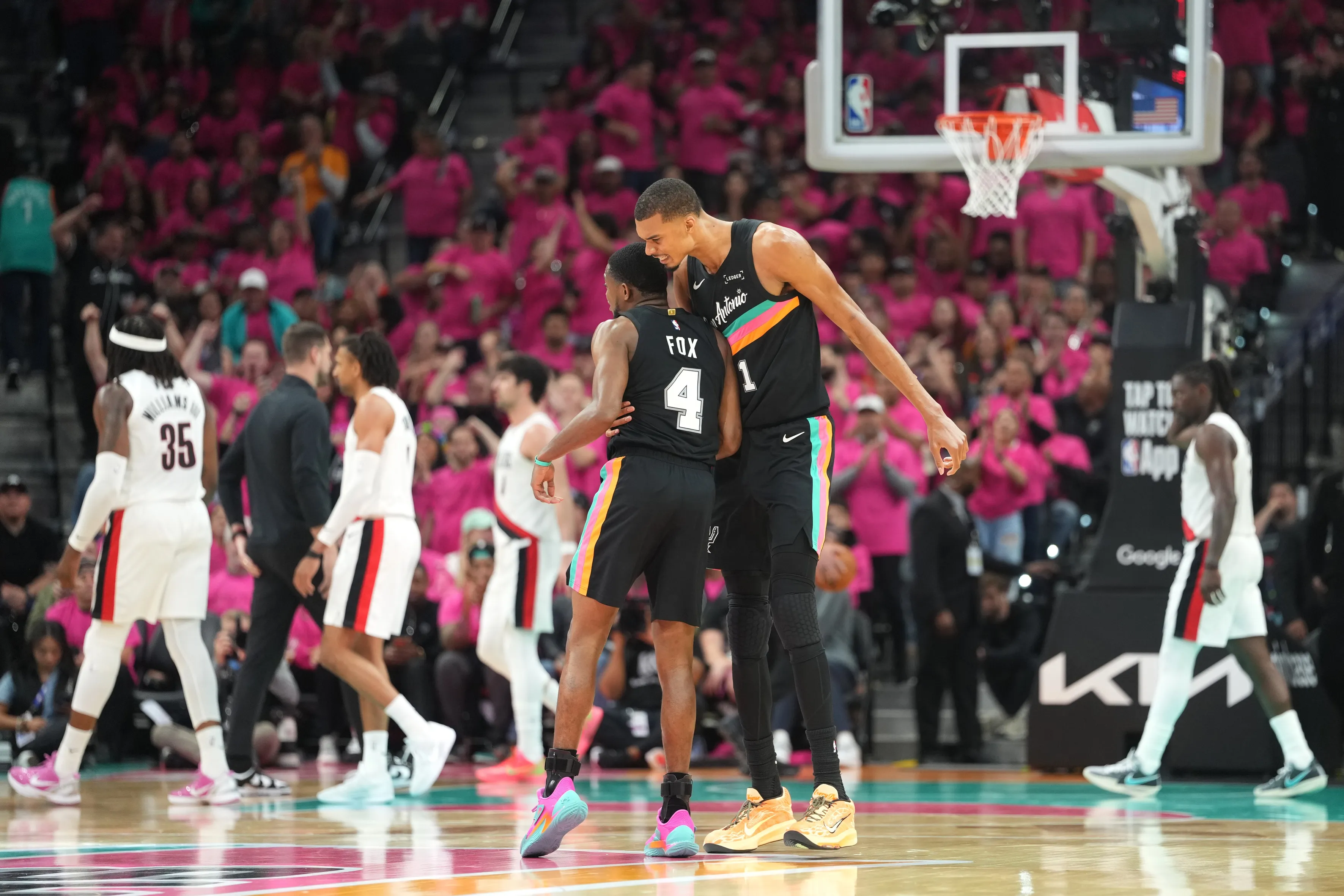 De’Aaron Fox Praises Victor Wembanyama’s Discipline After Spurs Win Game 4