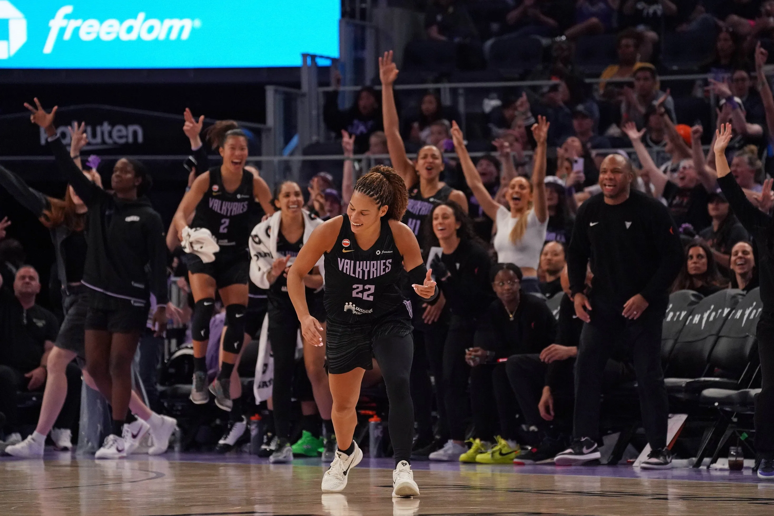 Veronica Burton's Leadership Shines as Valkyries Upset Liberty in Statement Victory